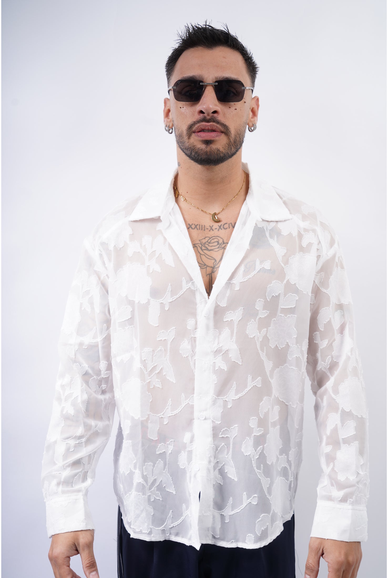 Blusa Camicione Sangallo Camicia Pizzo Sangallo Camicia Pizzo San