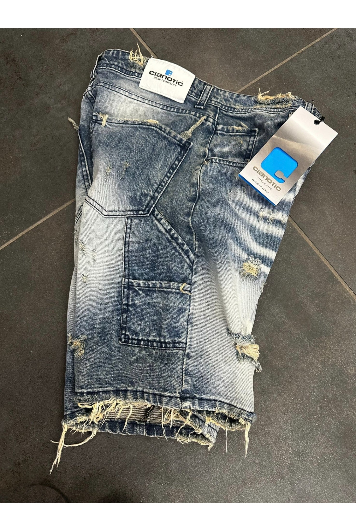 Jeans short CIANOTIC 10 Sabbiato carpenter