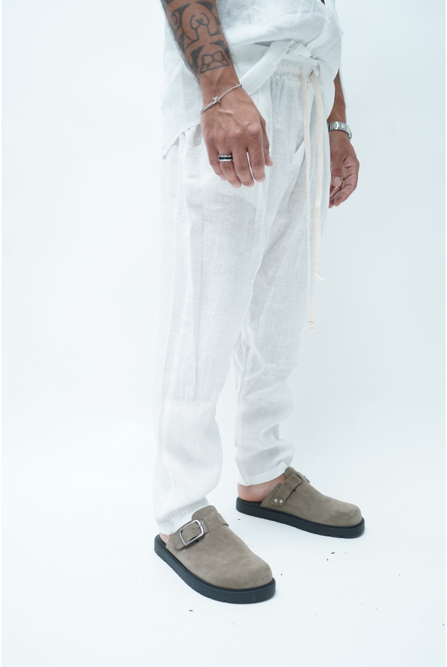 Pantalone in lino PU6610 classic