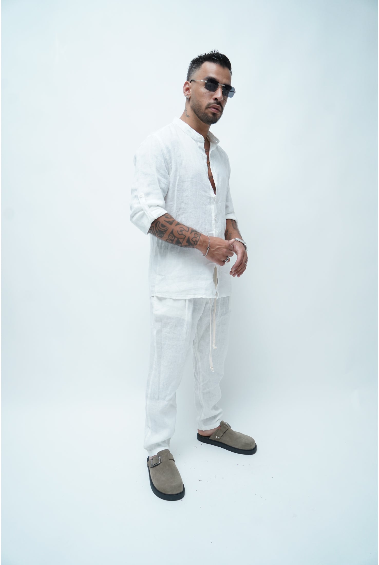 Pantalone in lino PU6610 classic