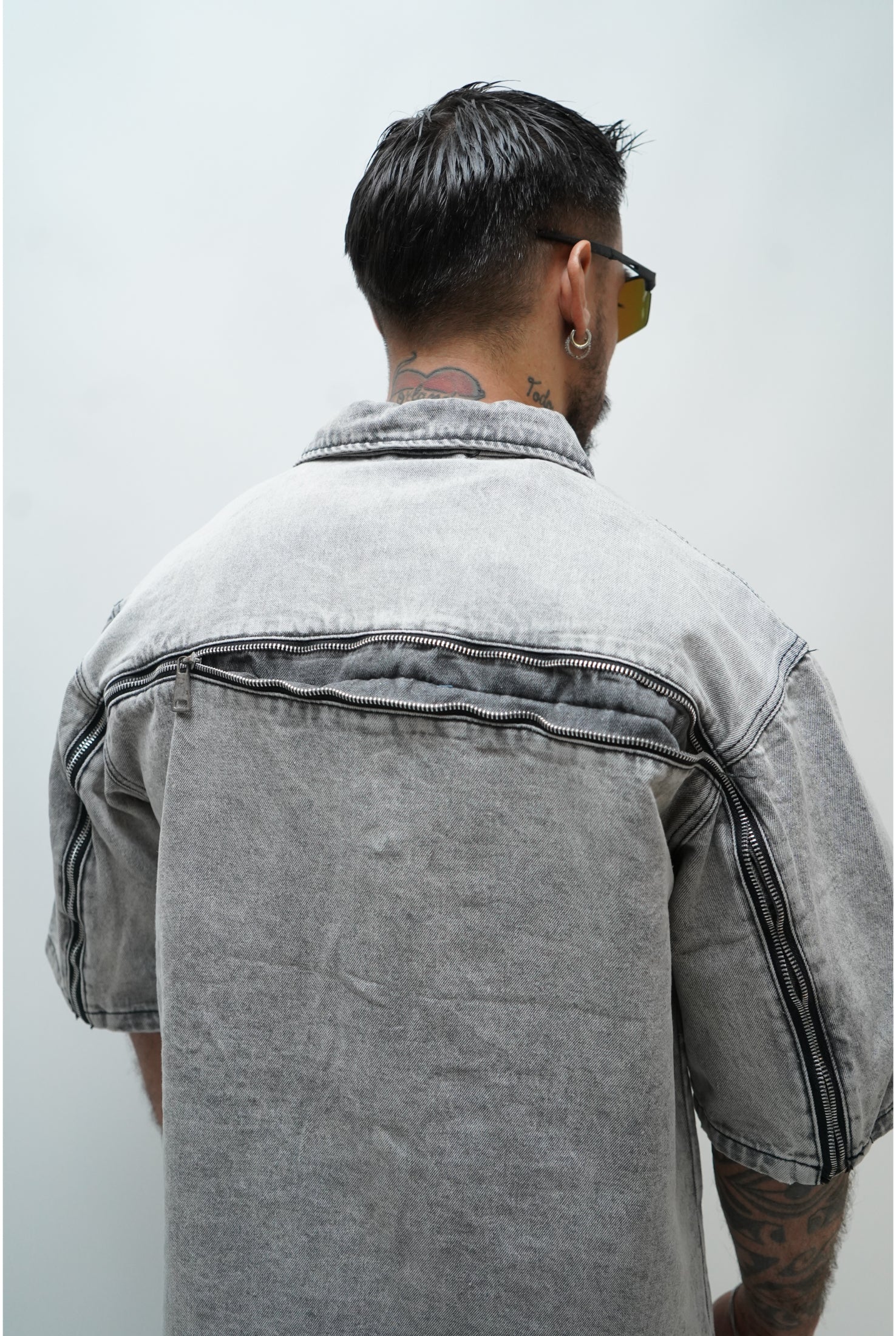 Coordinato ZIP AD8439 grigio