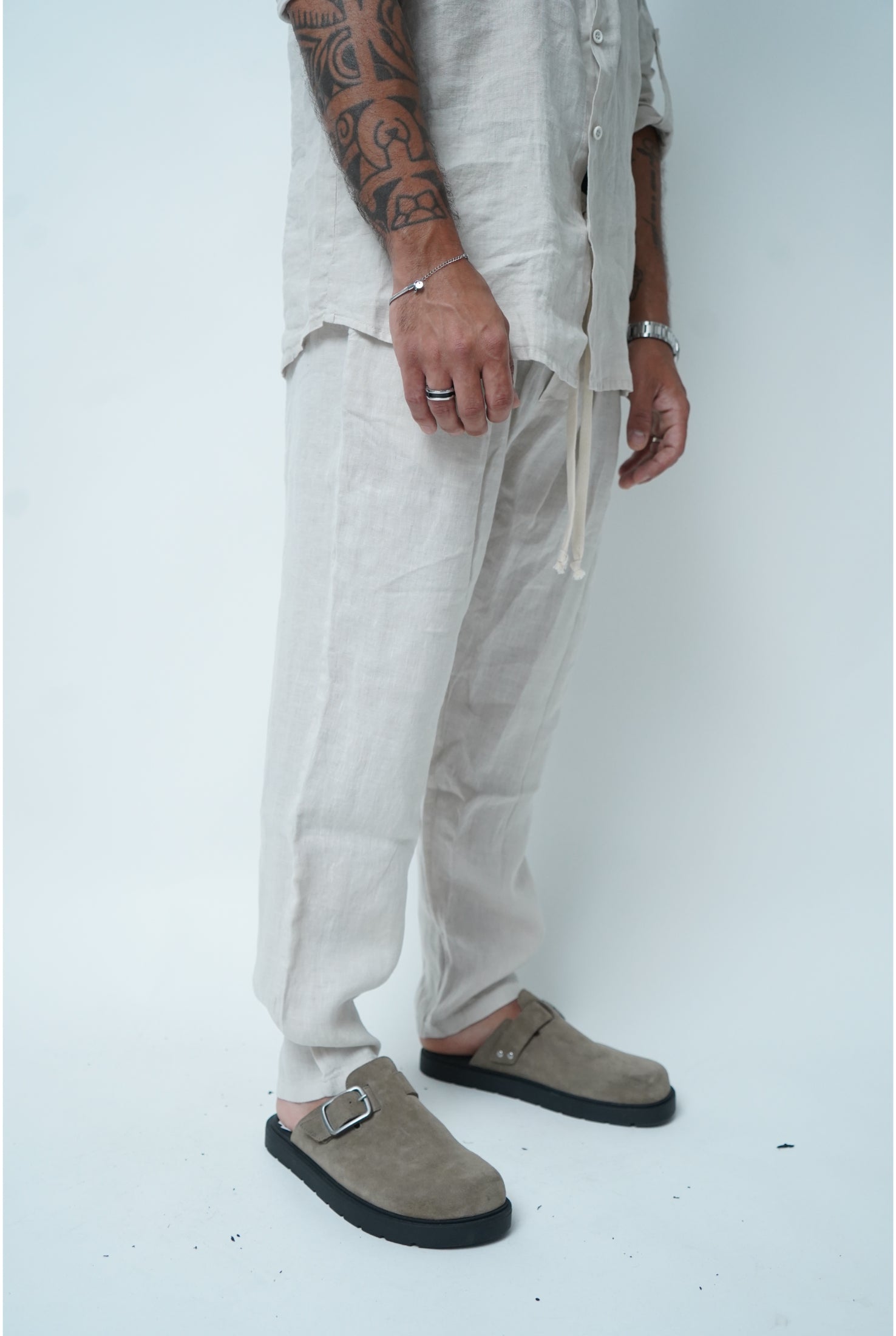 Pantalone in lino PU6610 classic