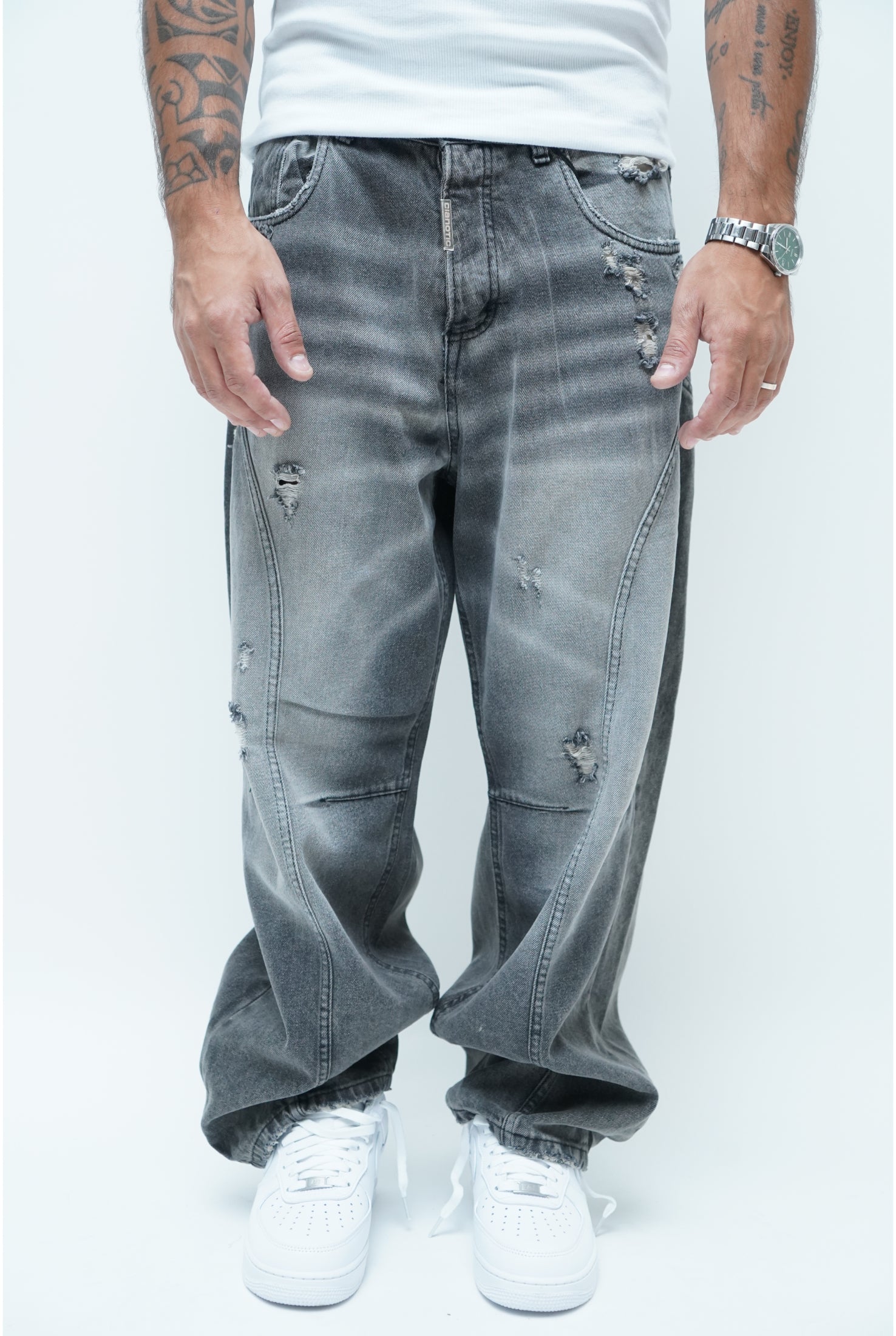 Jeans CIANOTIC super baggy 404 black