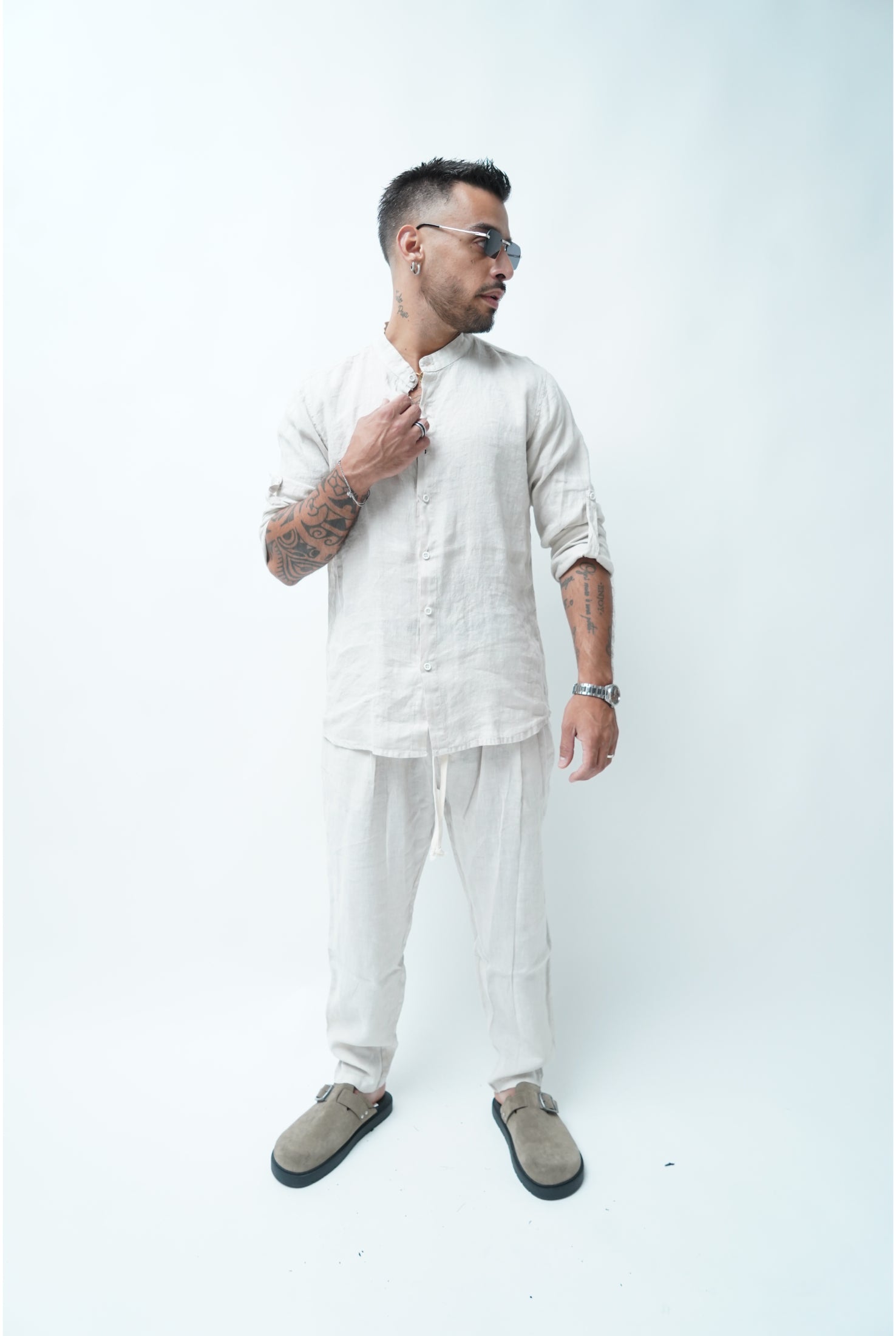 Pantalone in lino PU6610 classic