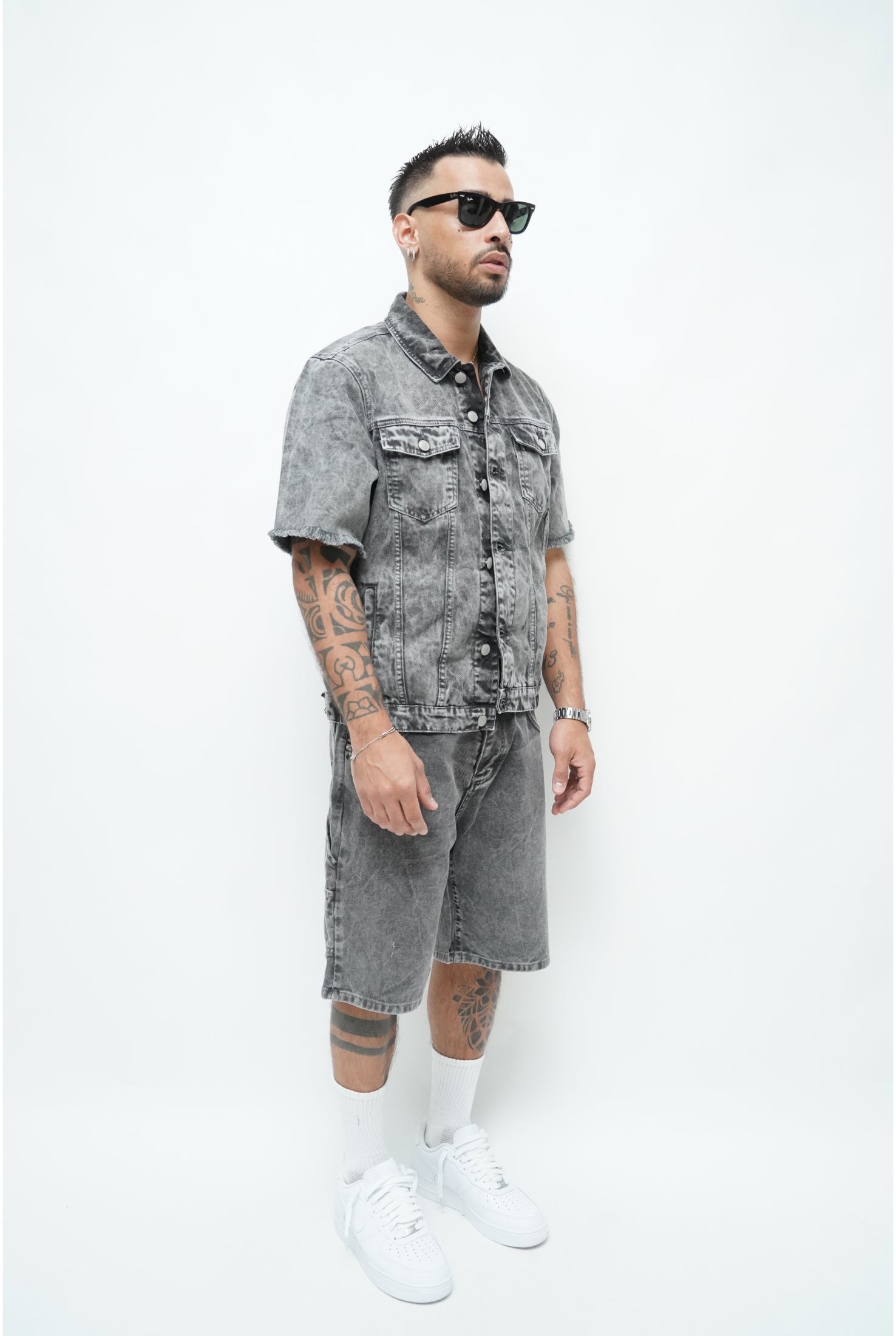 Coordinato CIANOTIC denim grey
