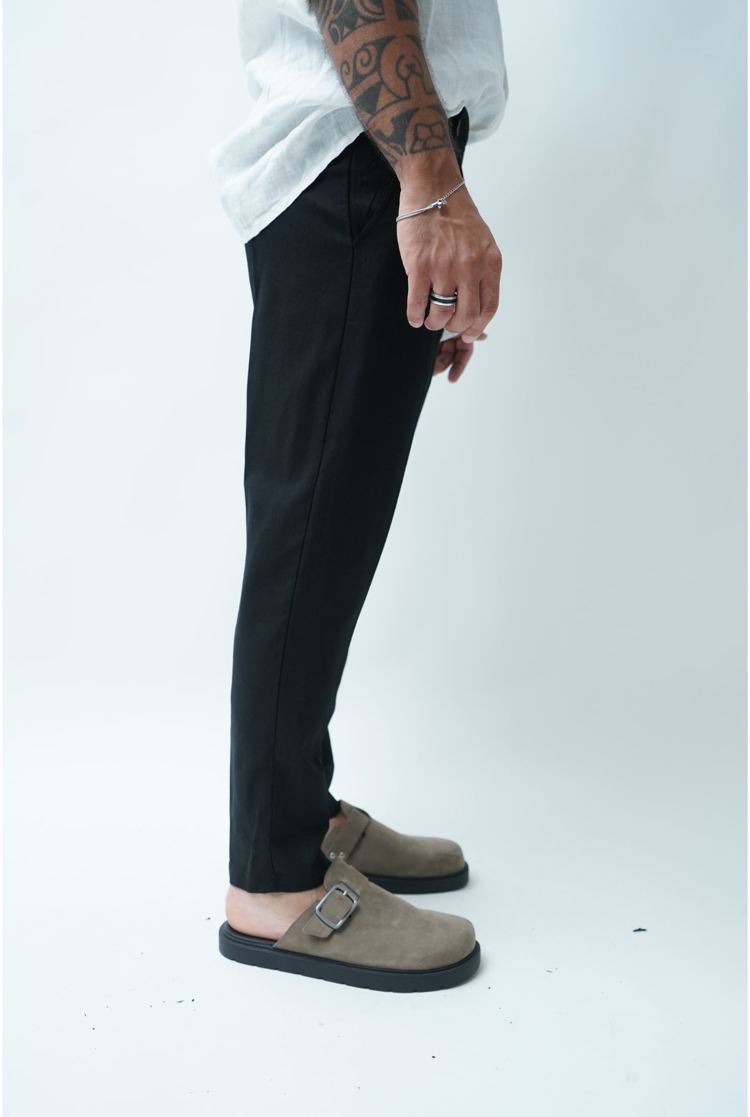 Pantalone in lino PU2124 classic