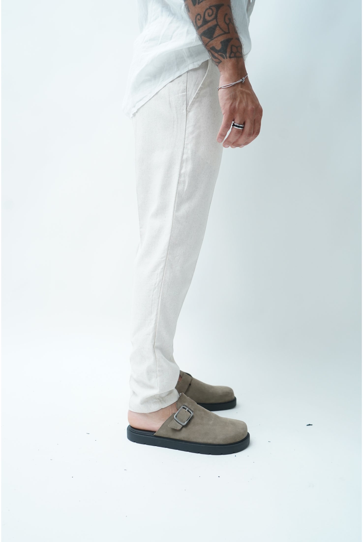 Pantalone in lino PU2124 classic