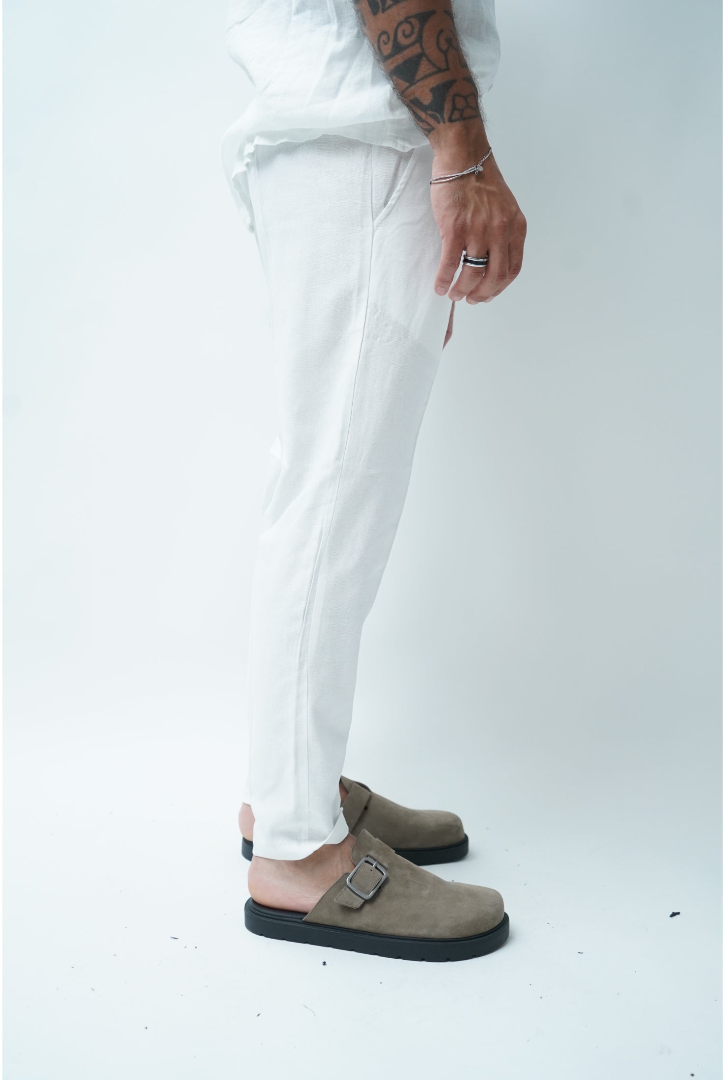 Pantalone in lino PU2124 classic