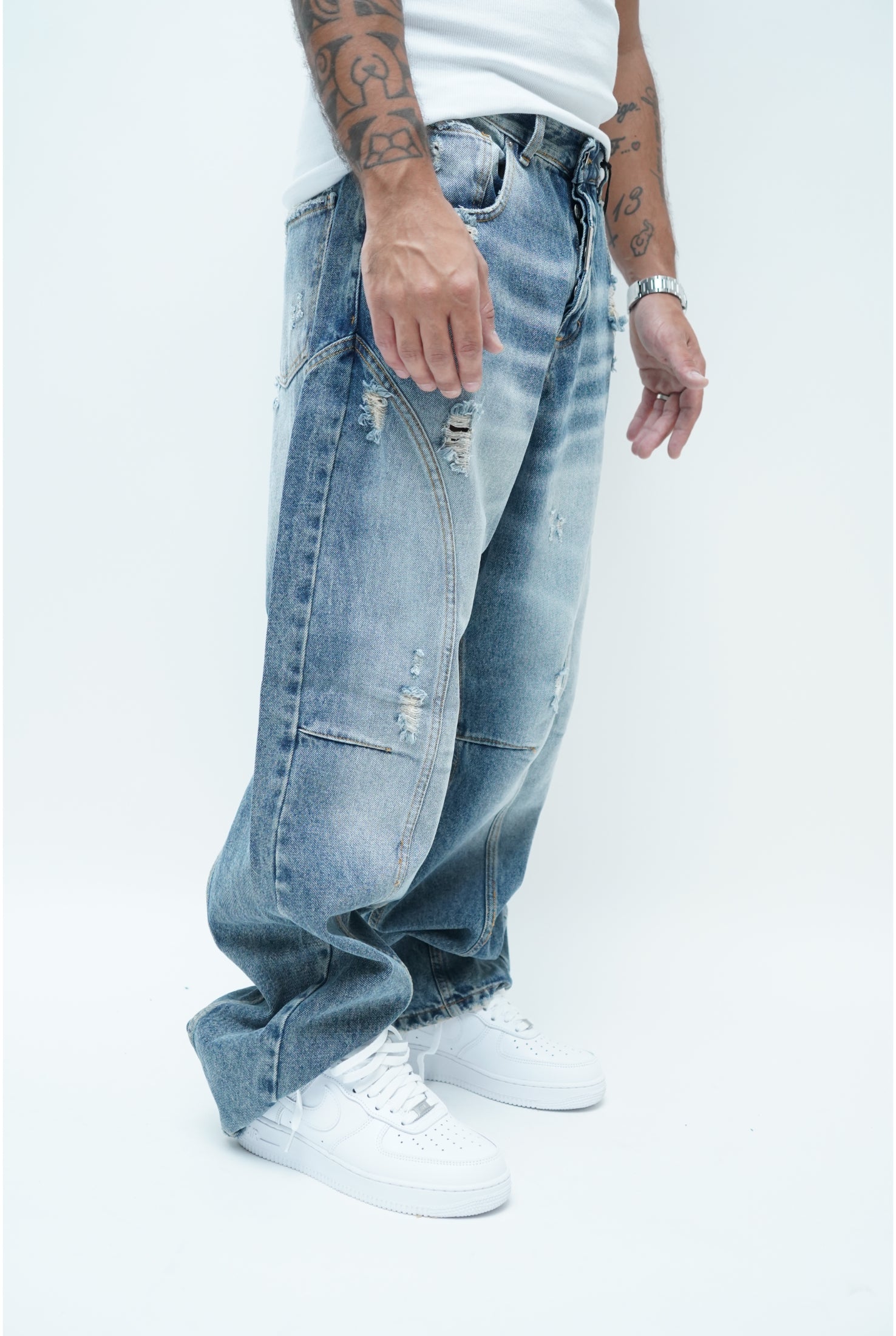Jeans CIANOTIC super baggy 404 blue