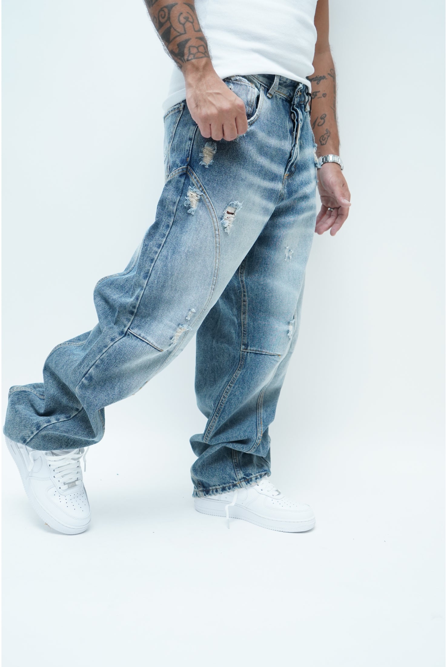 Jeans CIANOTIC super baggy 404 blue