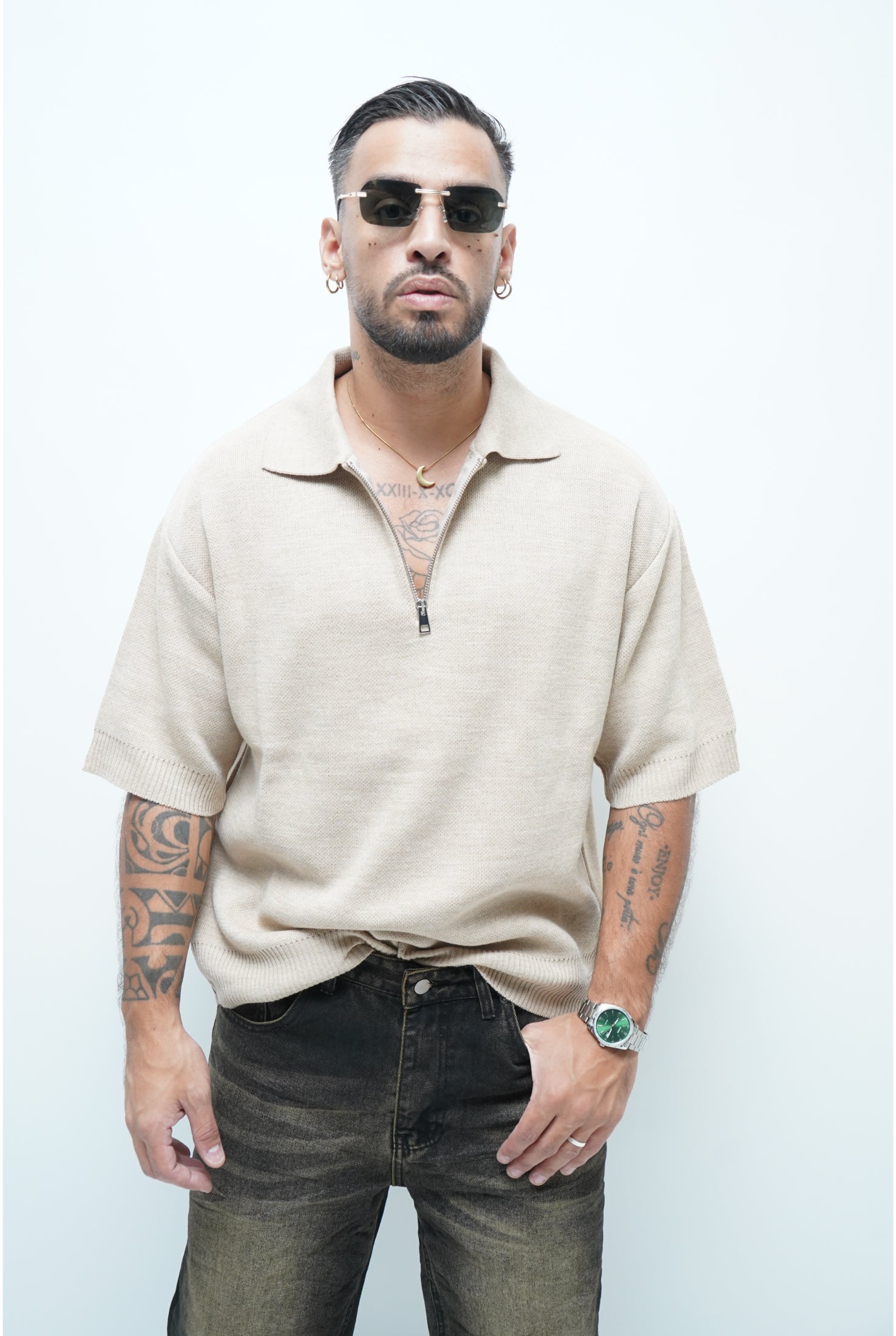 Polo zip wd701