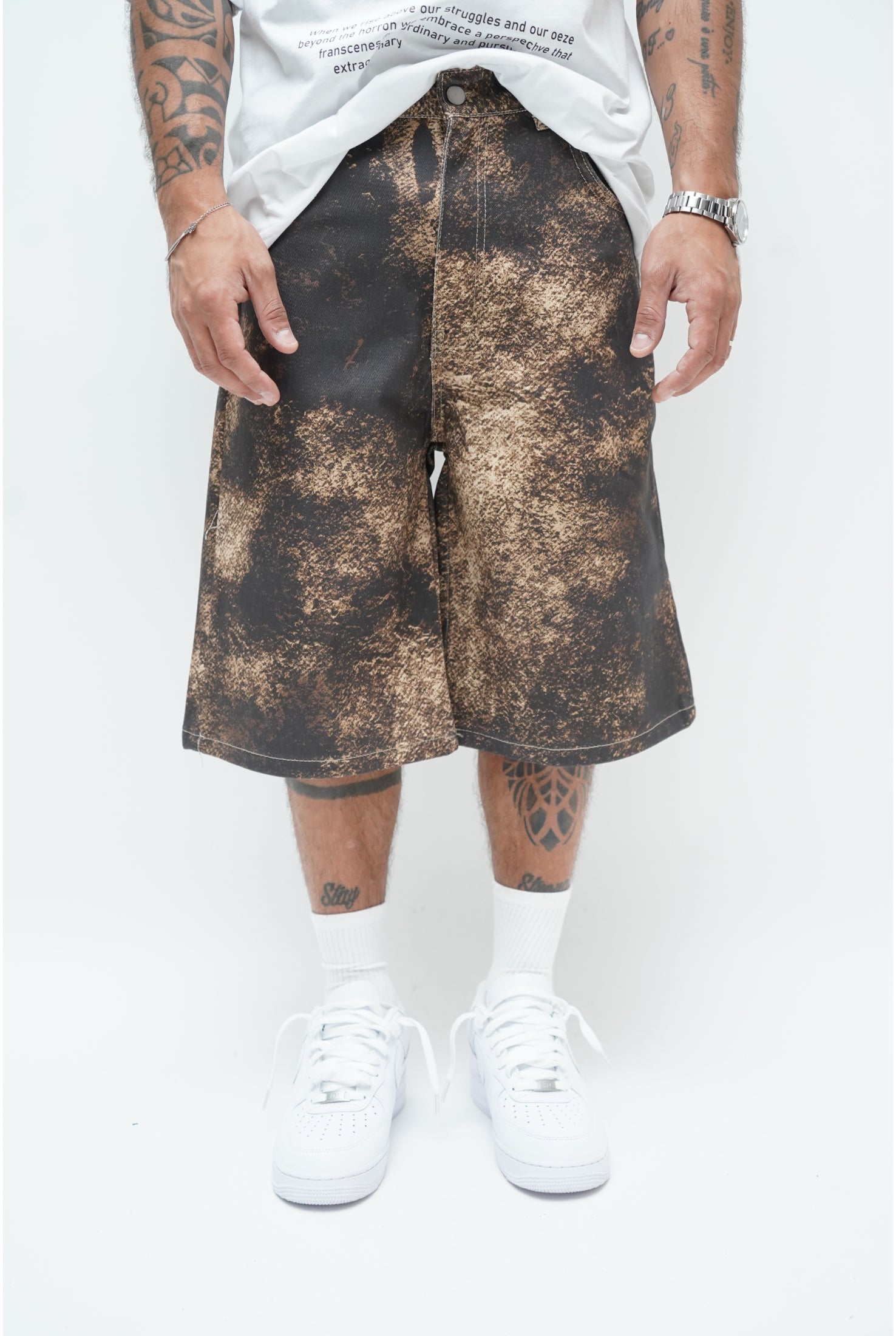 Jeans short  PRESENT DAY carpenter Abstract