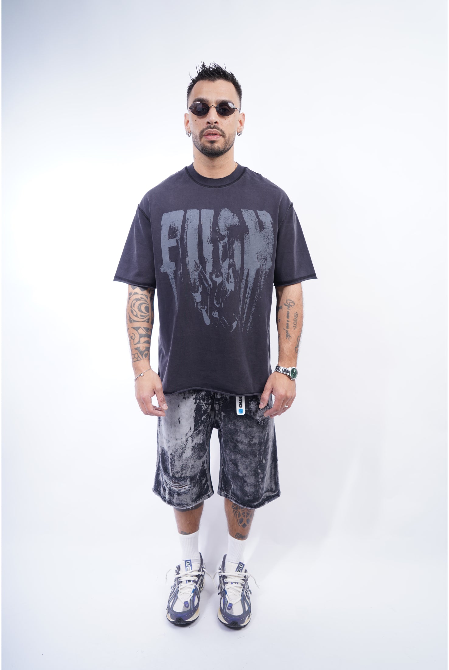 T-shirt Fuc* grey