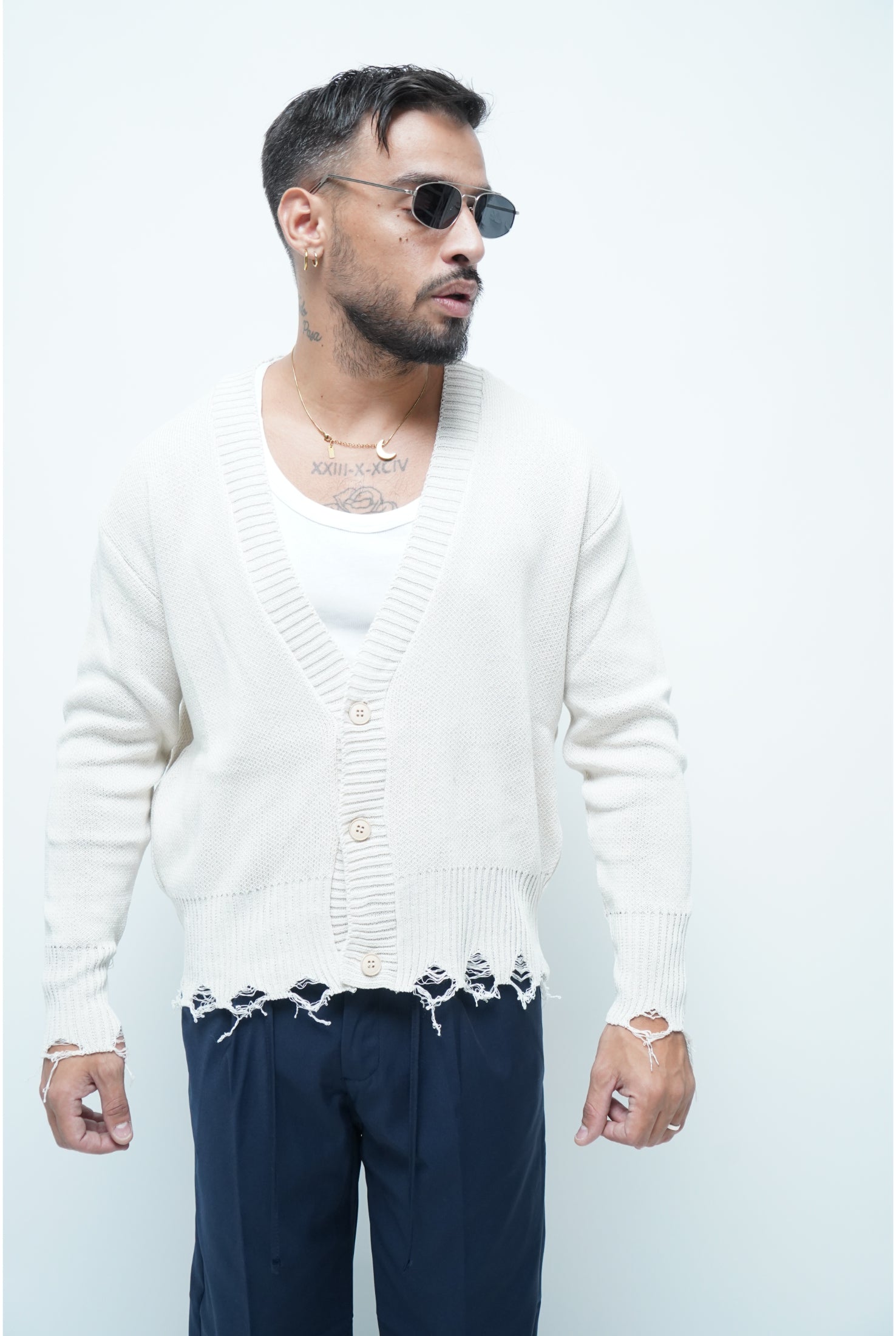 Cardigan rotture ps062