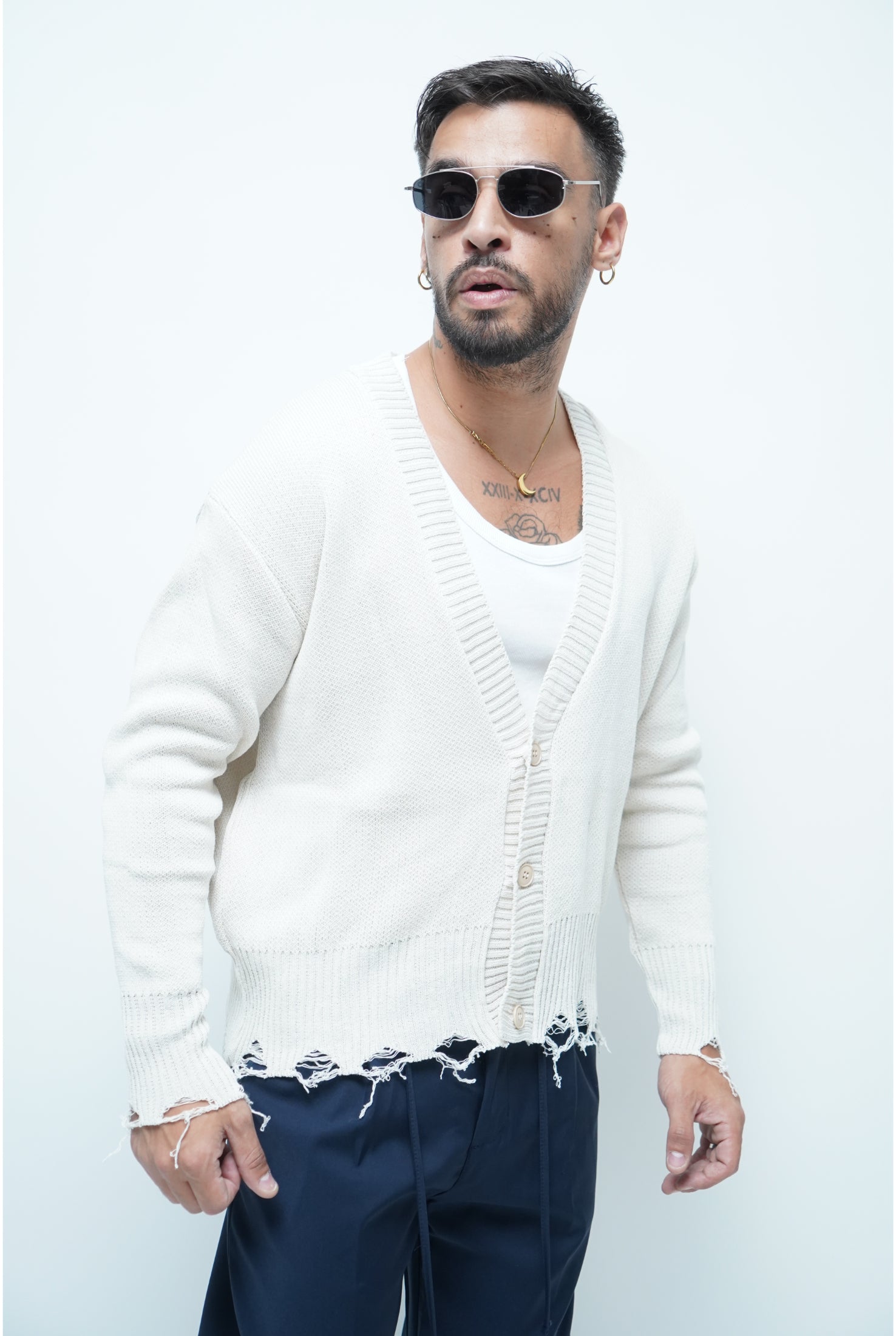 Cardigan rotture ps062