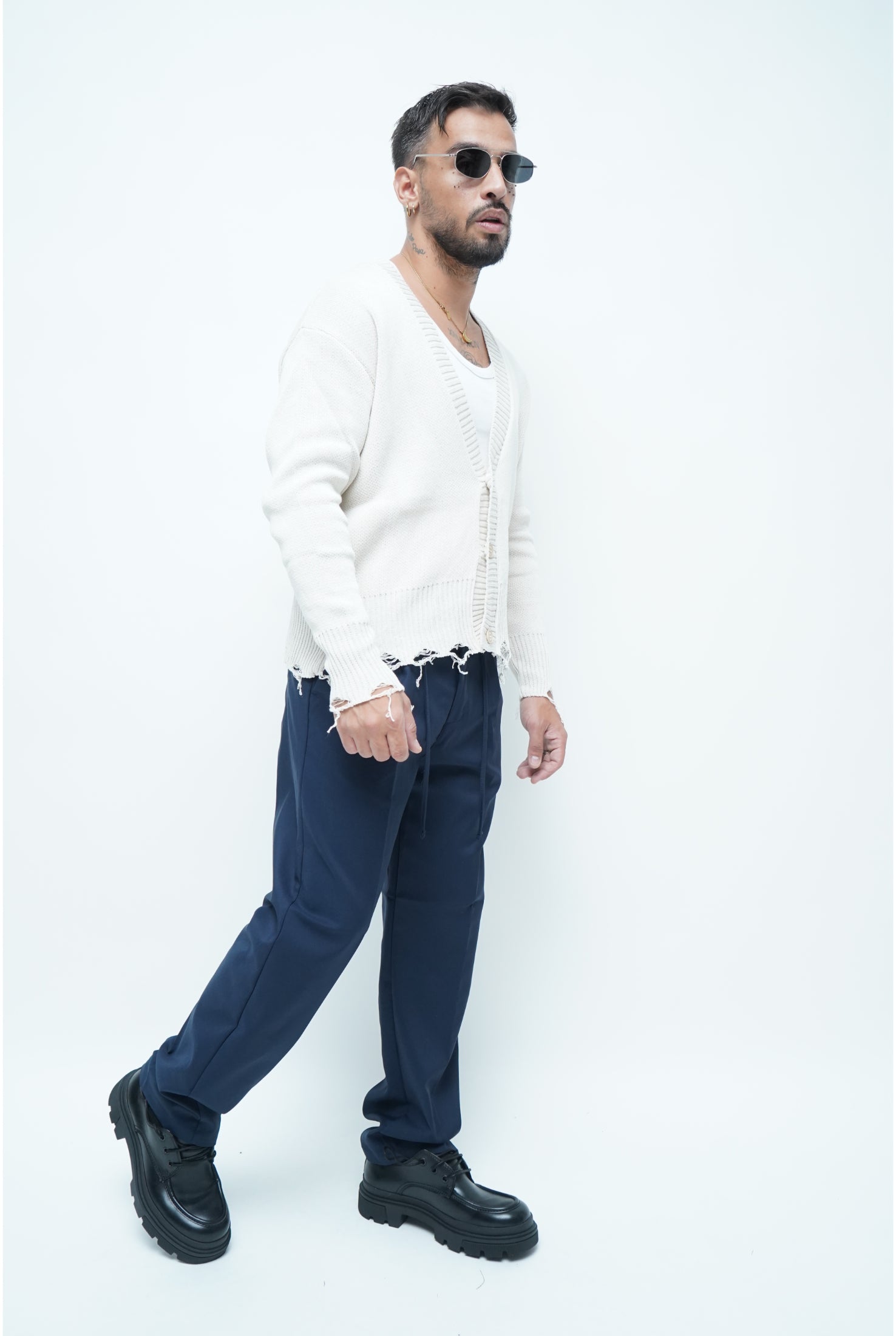 Cardigan rotture ps062
