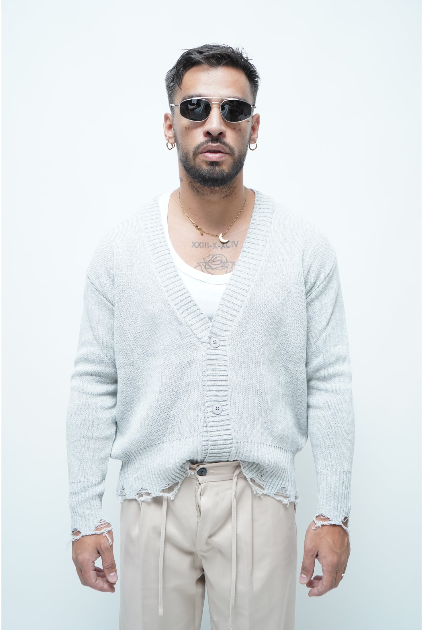 Cardigan rotture ps062