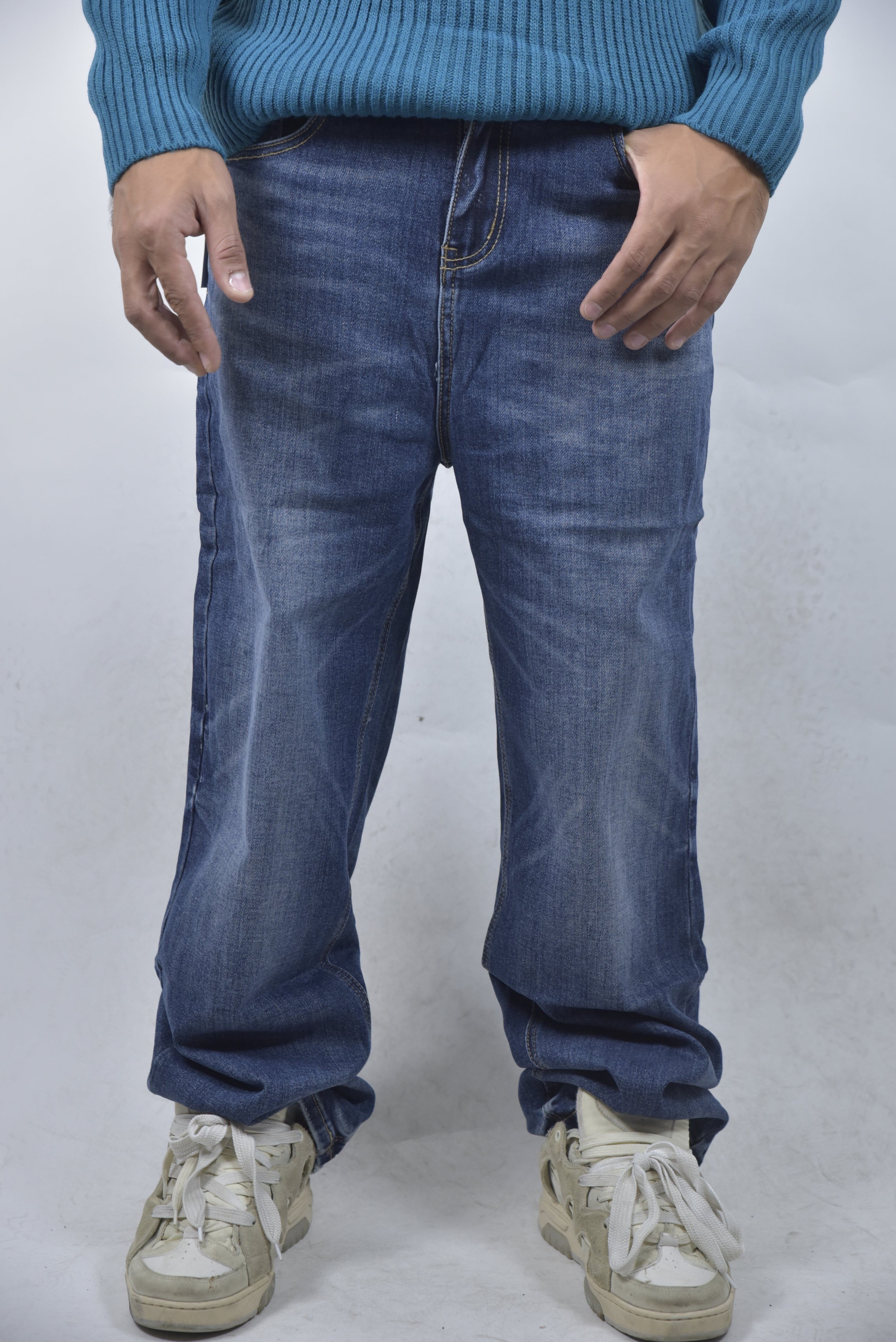 Jeans baggy basic vari colori