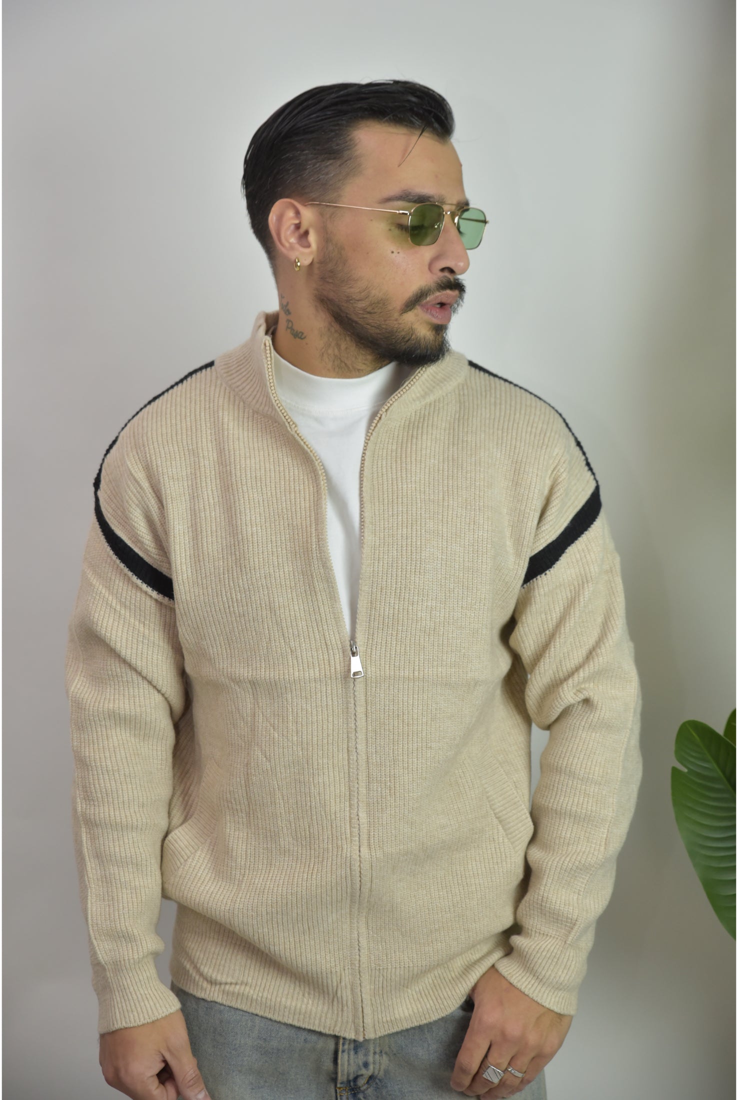 Cardigan full zip 6666