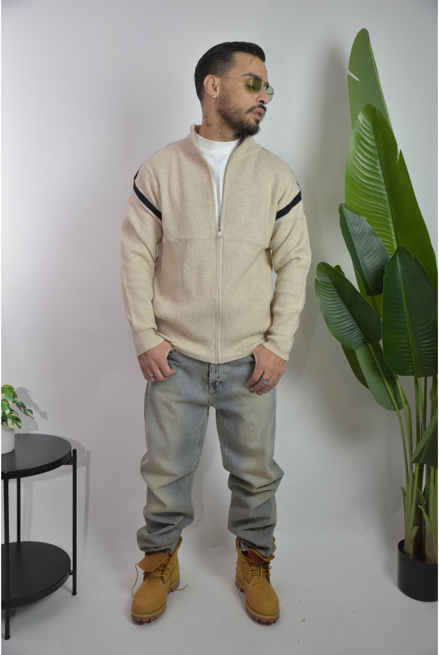 Cardigan full zip 6666