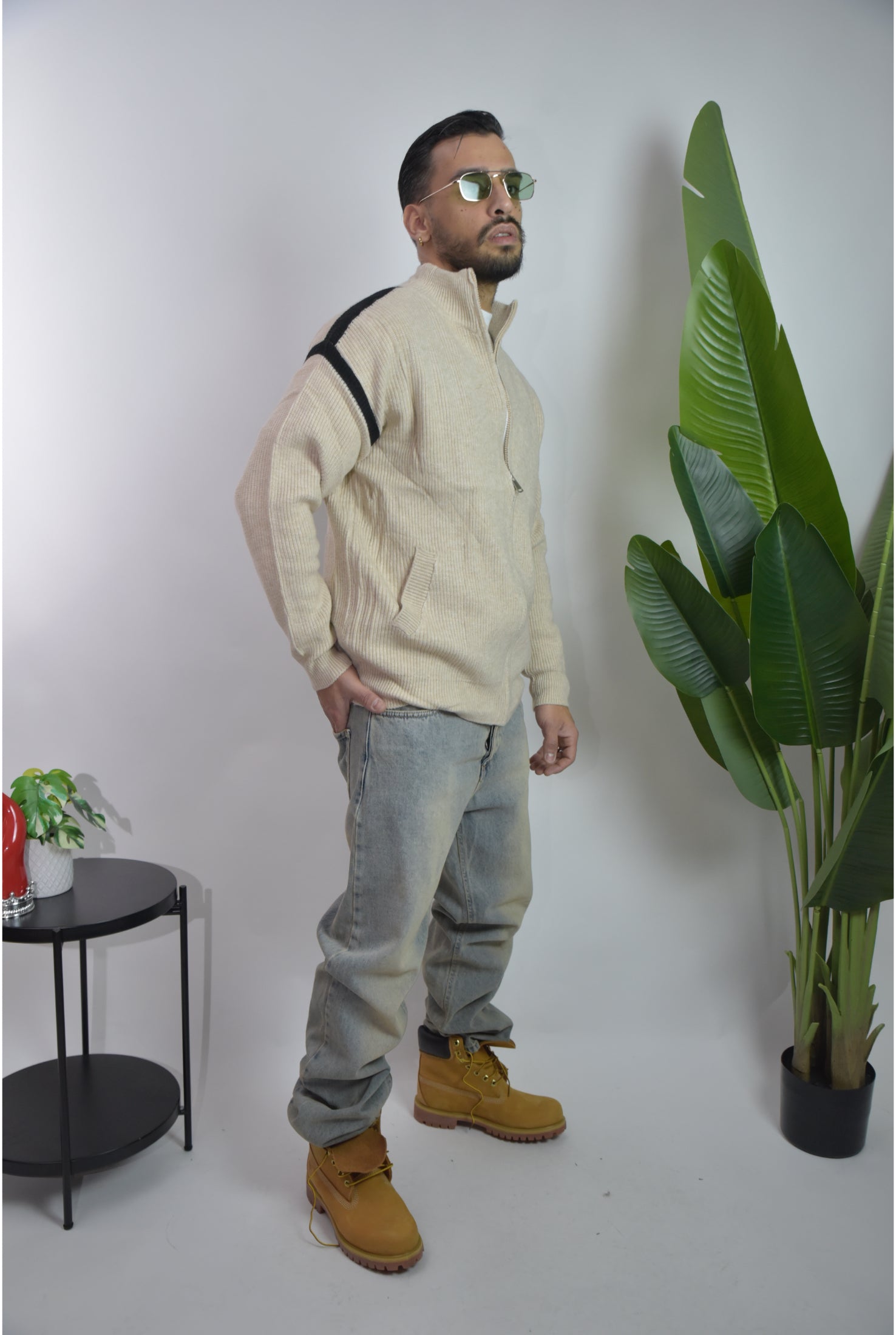 Cardigan full zip 6666