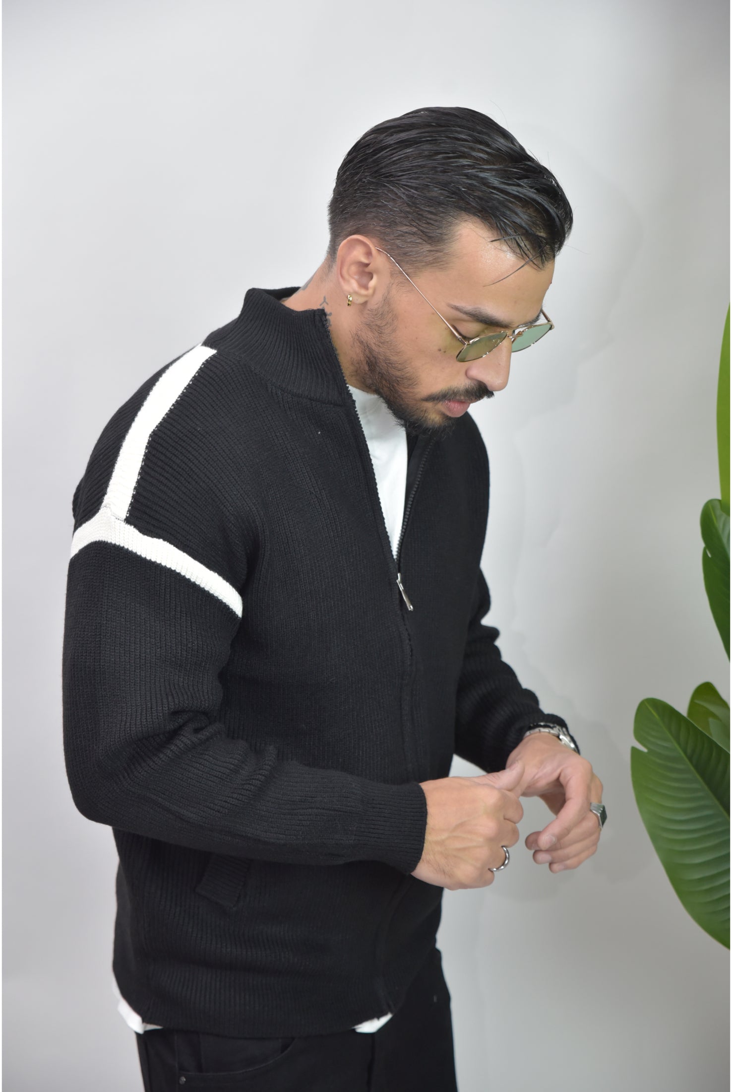 Cardigan full zip 6666