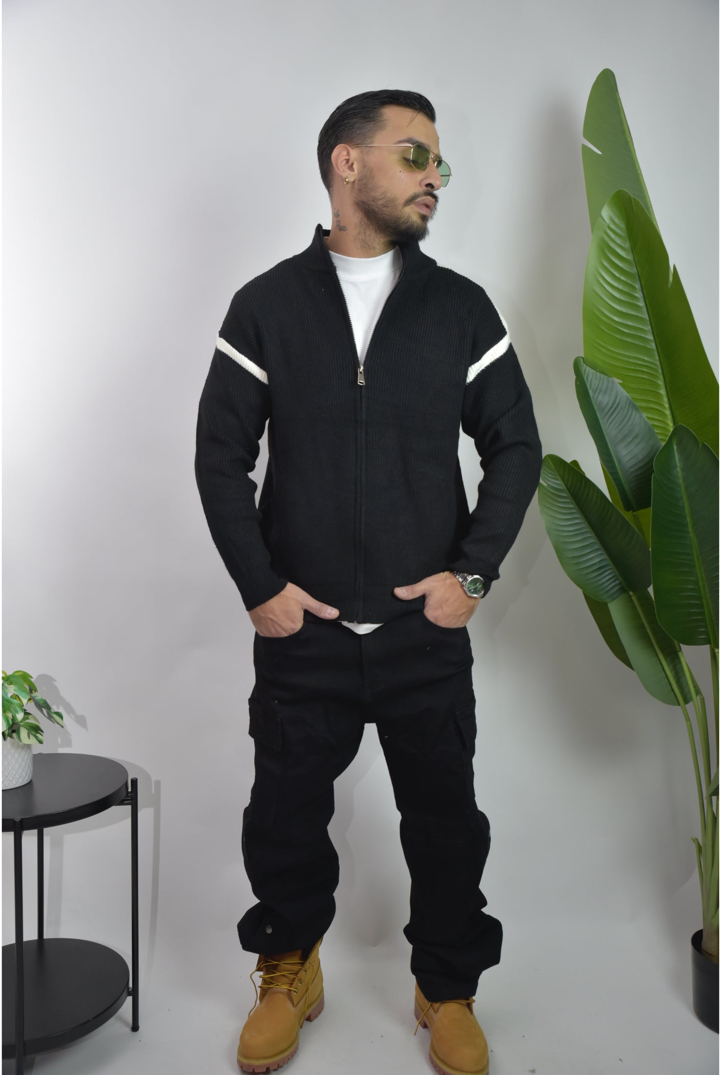 Cardigan full zip 6666