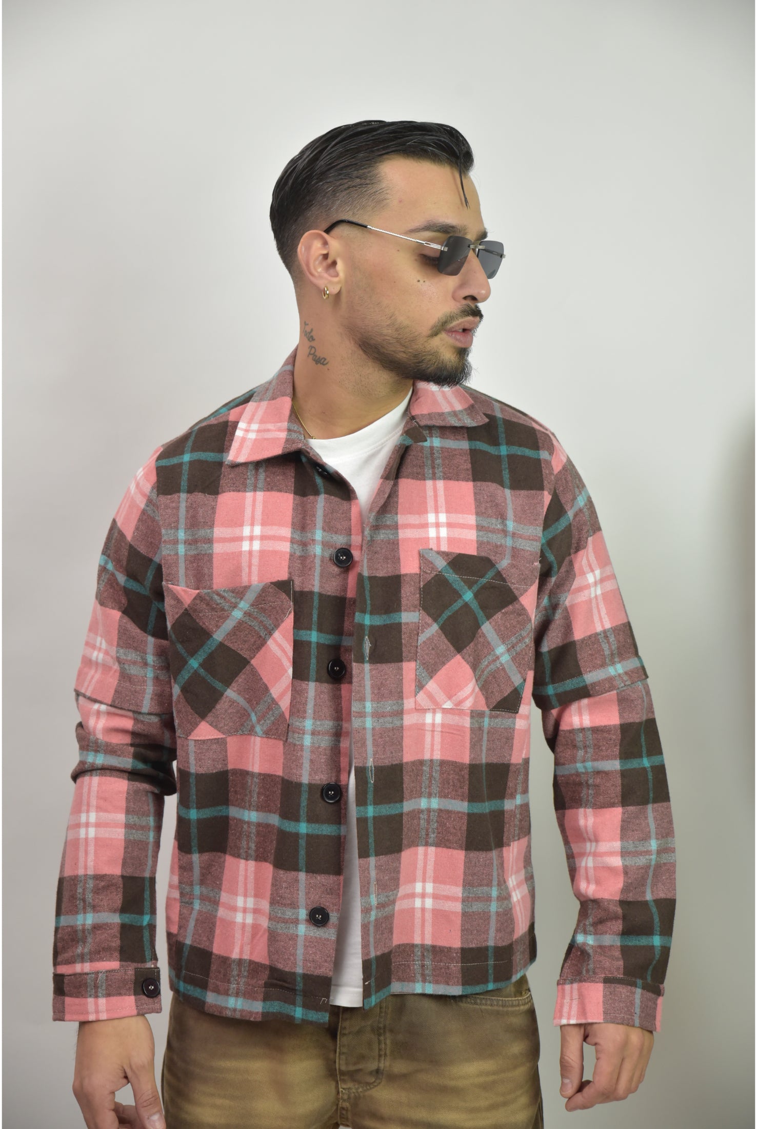 Camicia MYAMY check Pink