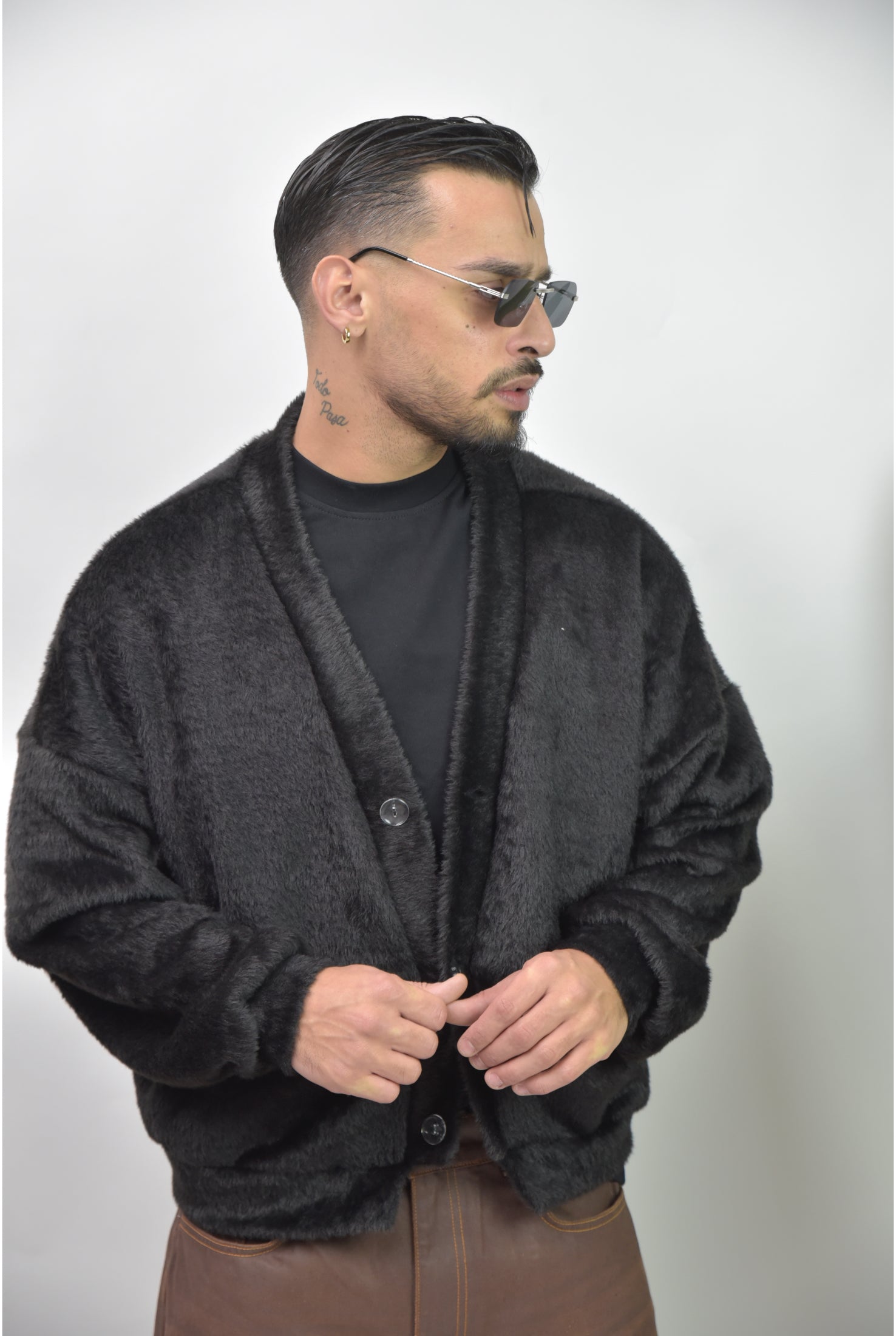 Cardigan jacket SEASONLESS fur