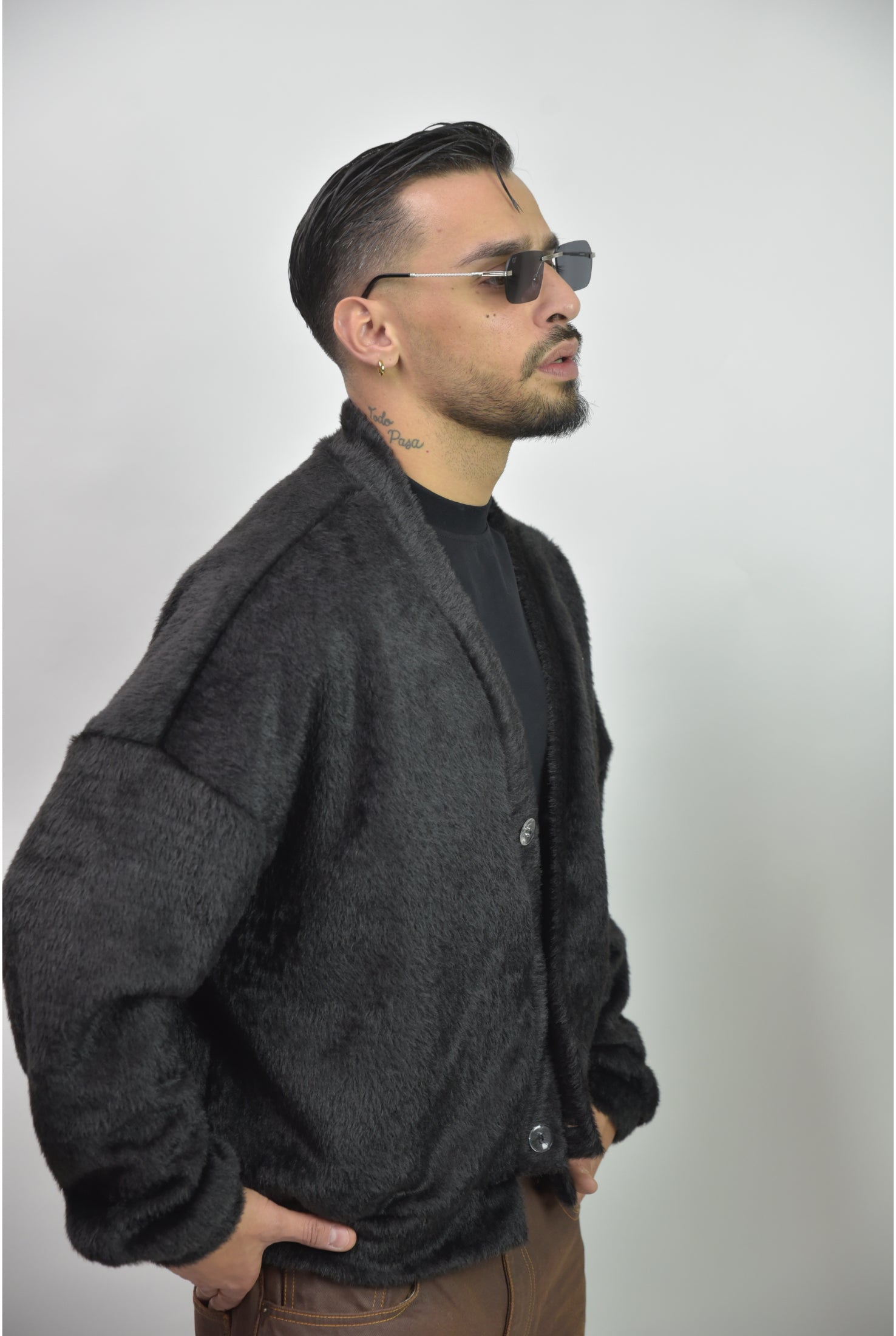 Cardigan jacket SEASONLESS fur