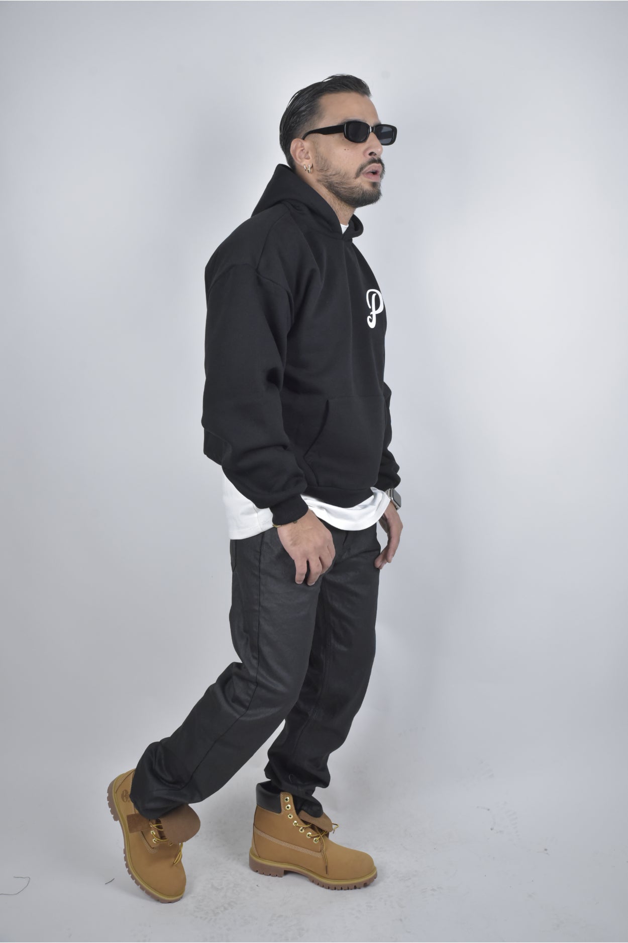 Jeans baggy CIANOTIC spalmato basic