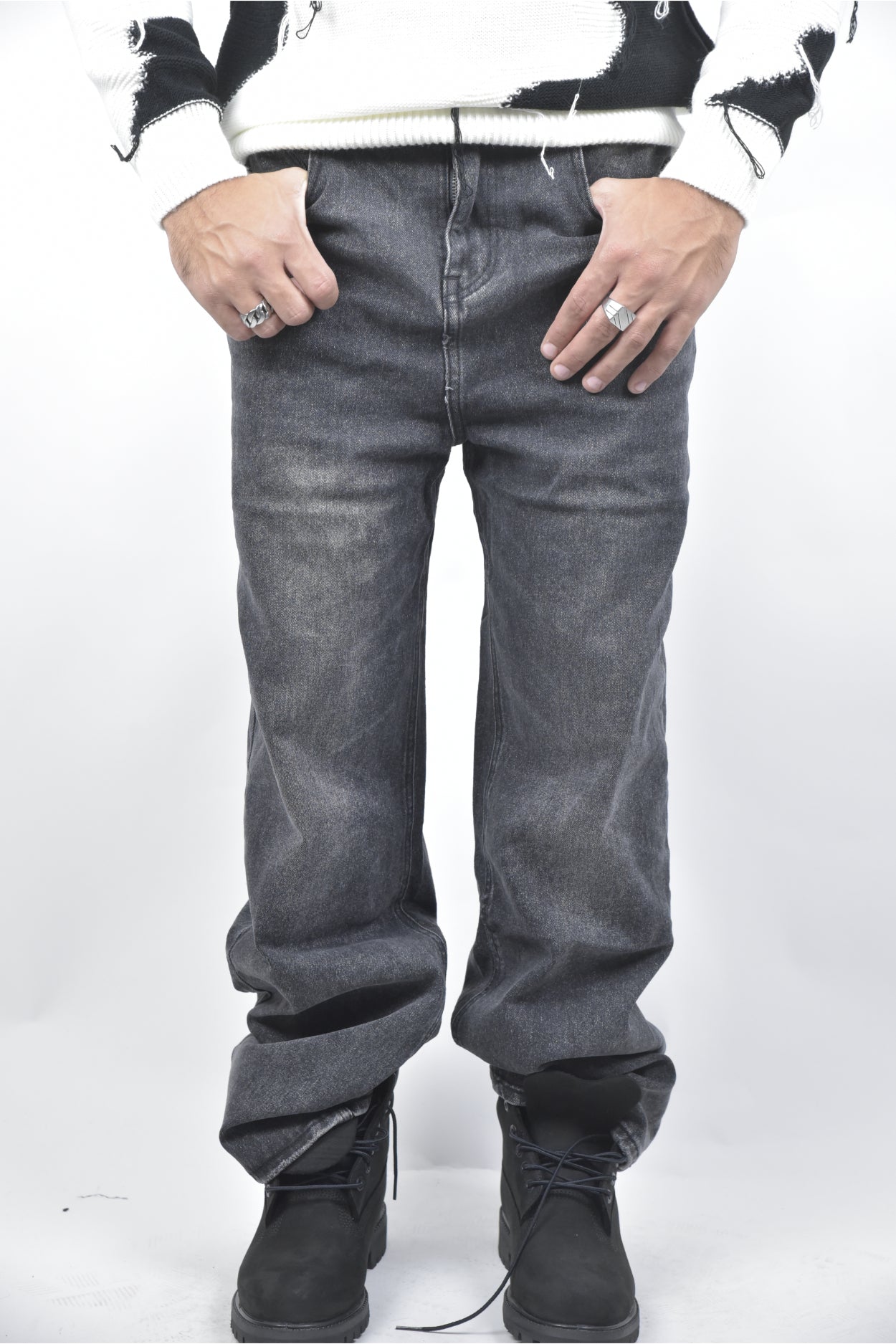 Jeans baggy basic vari colori