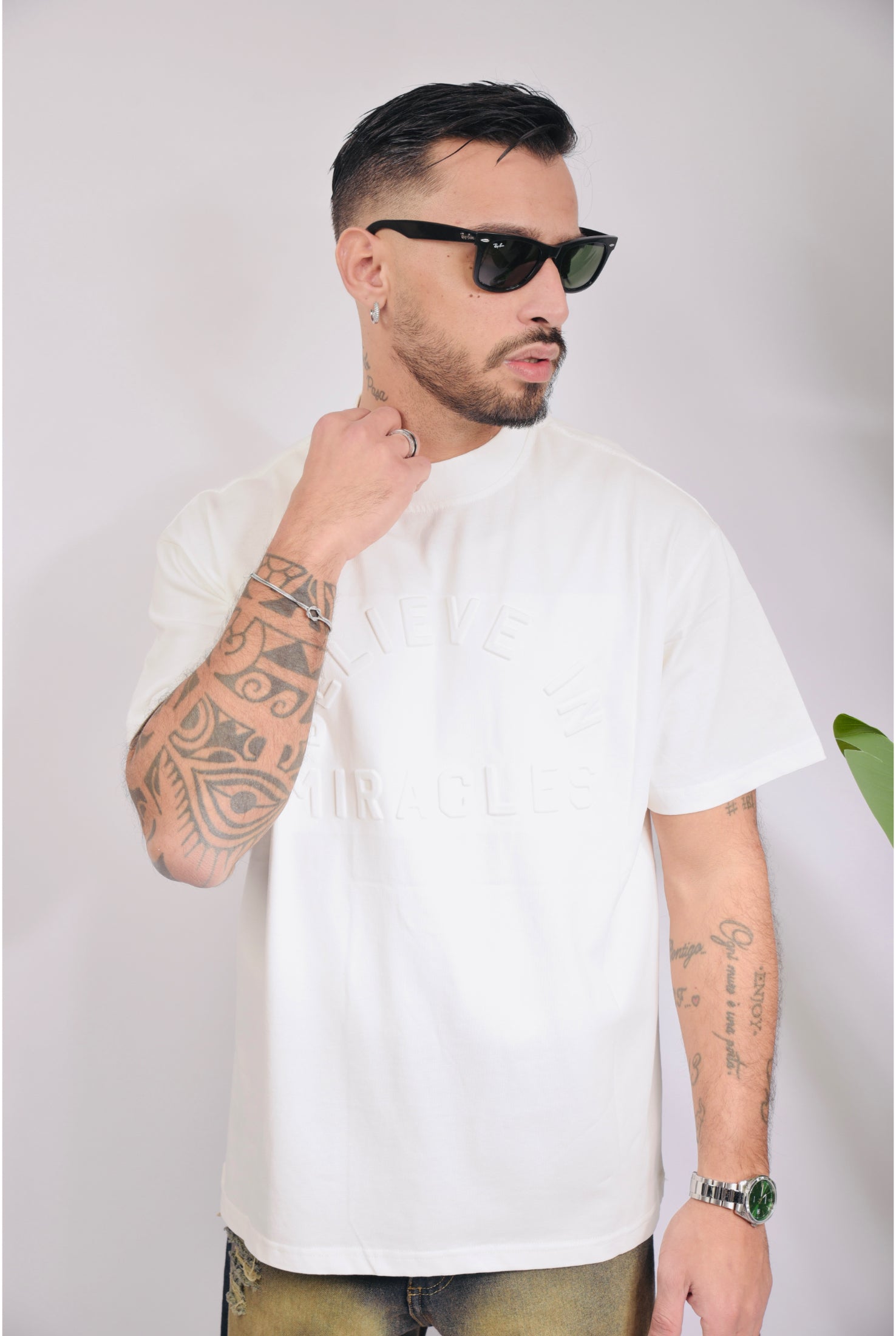 T-shirt BELIEVE Bianca