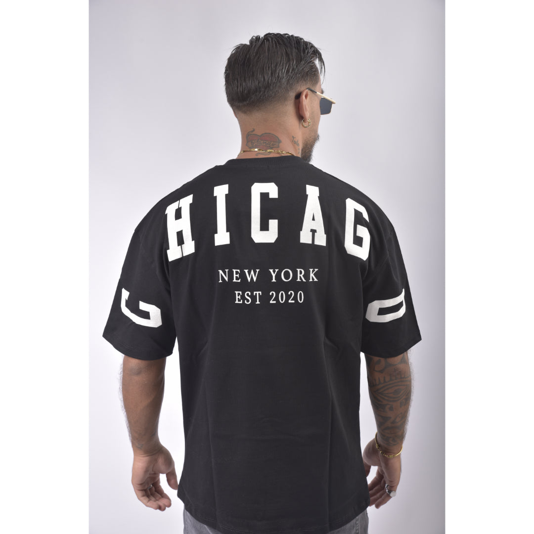 T-shirt CHICAGO stampa retro