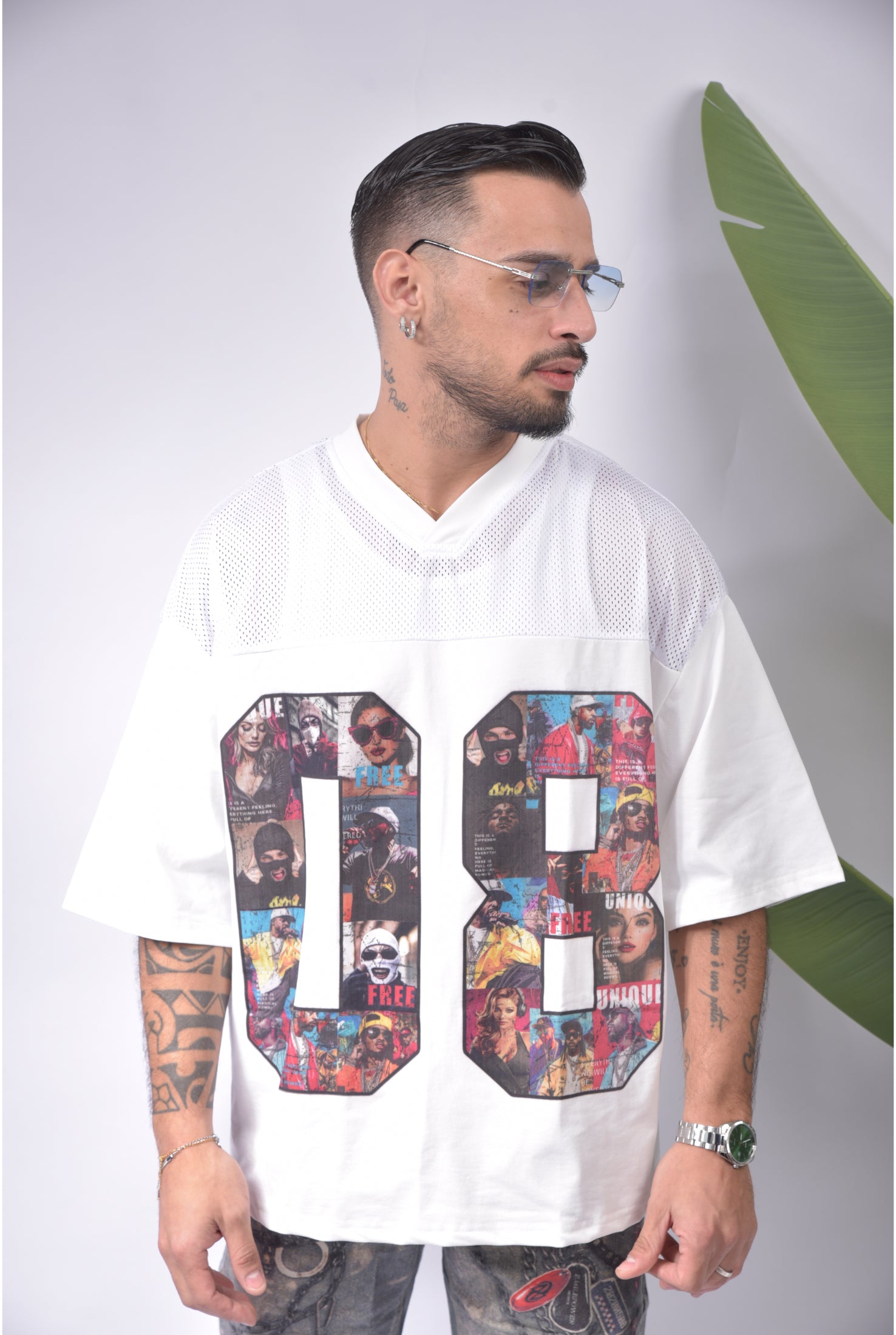 T-shirt AMERICAN 08 white