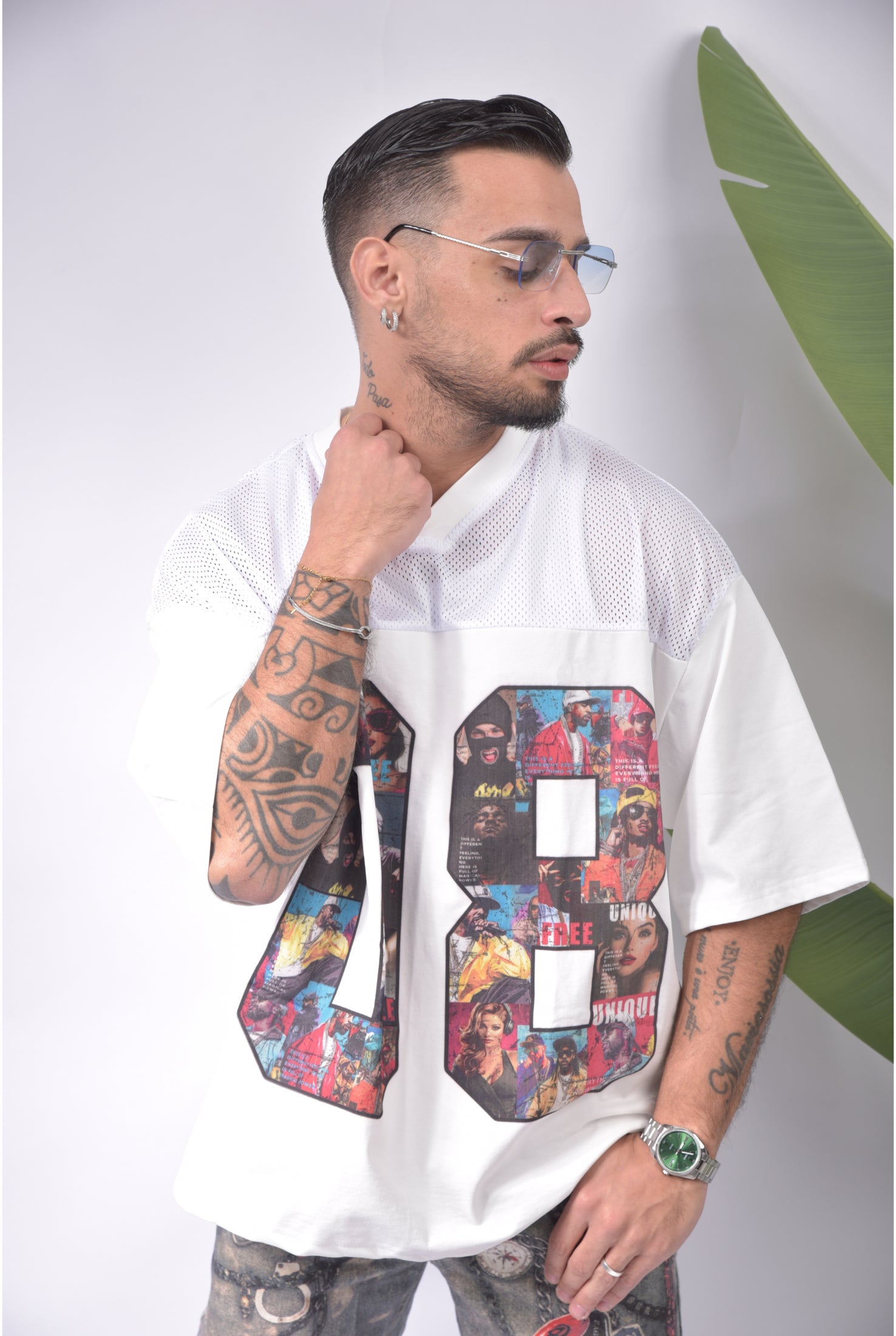 T-shirt AMERICAN 08 white