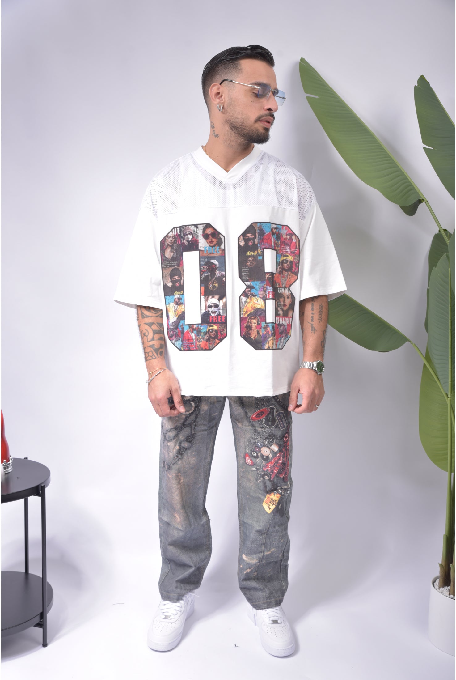 T-shirt AMERICAN 08 white