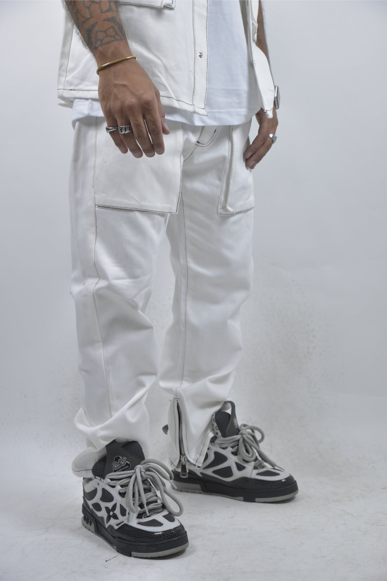 Coordinato CIANOTIC denim WHITE