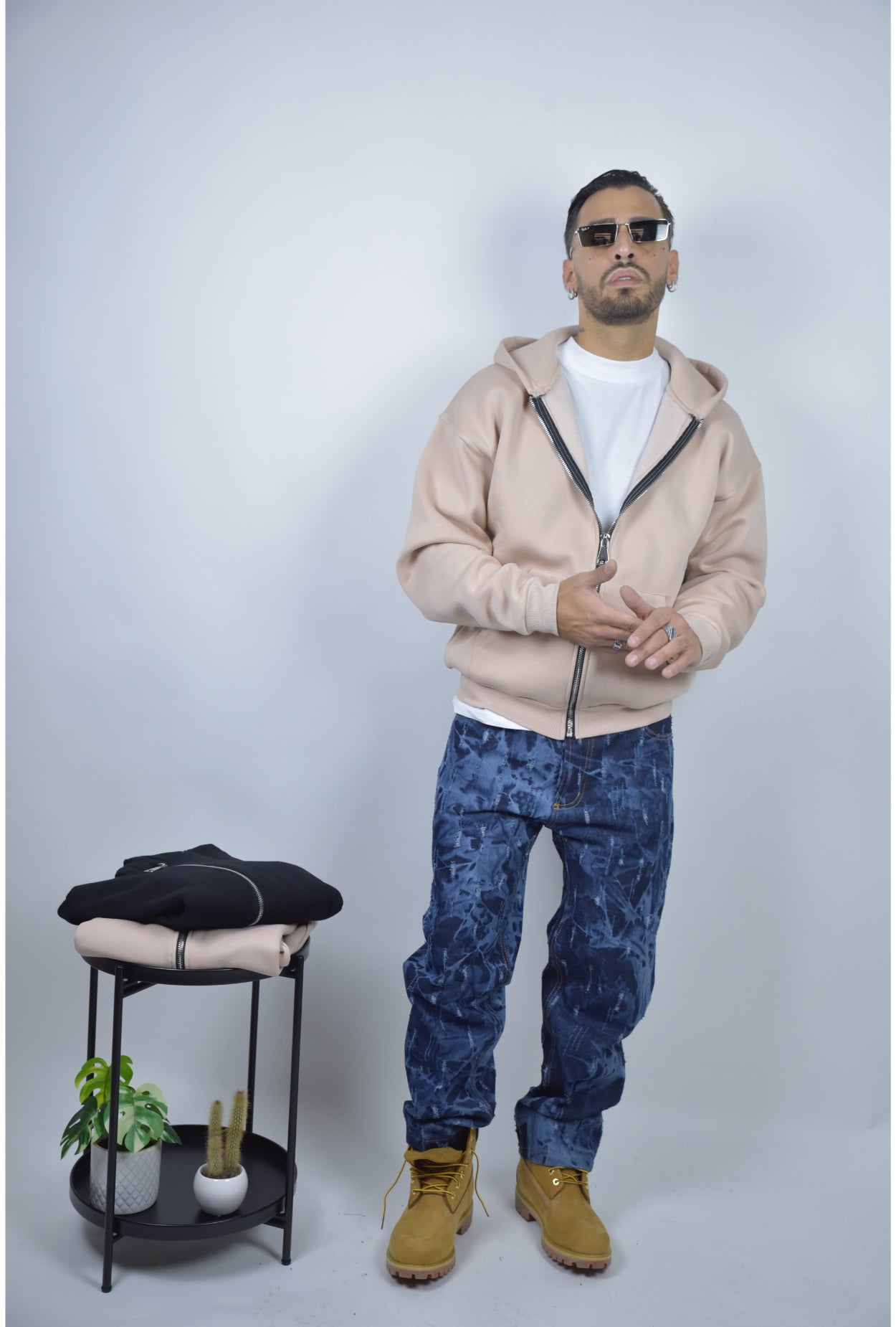 Felpa NJB art RAINBOW ZIP