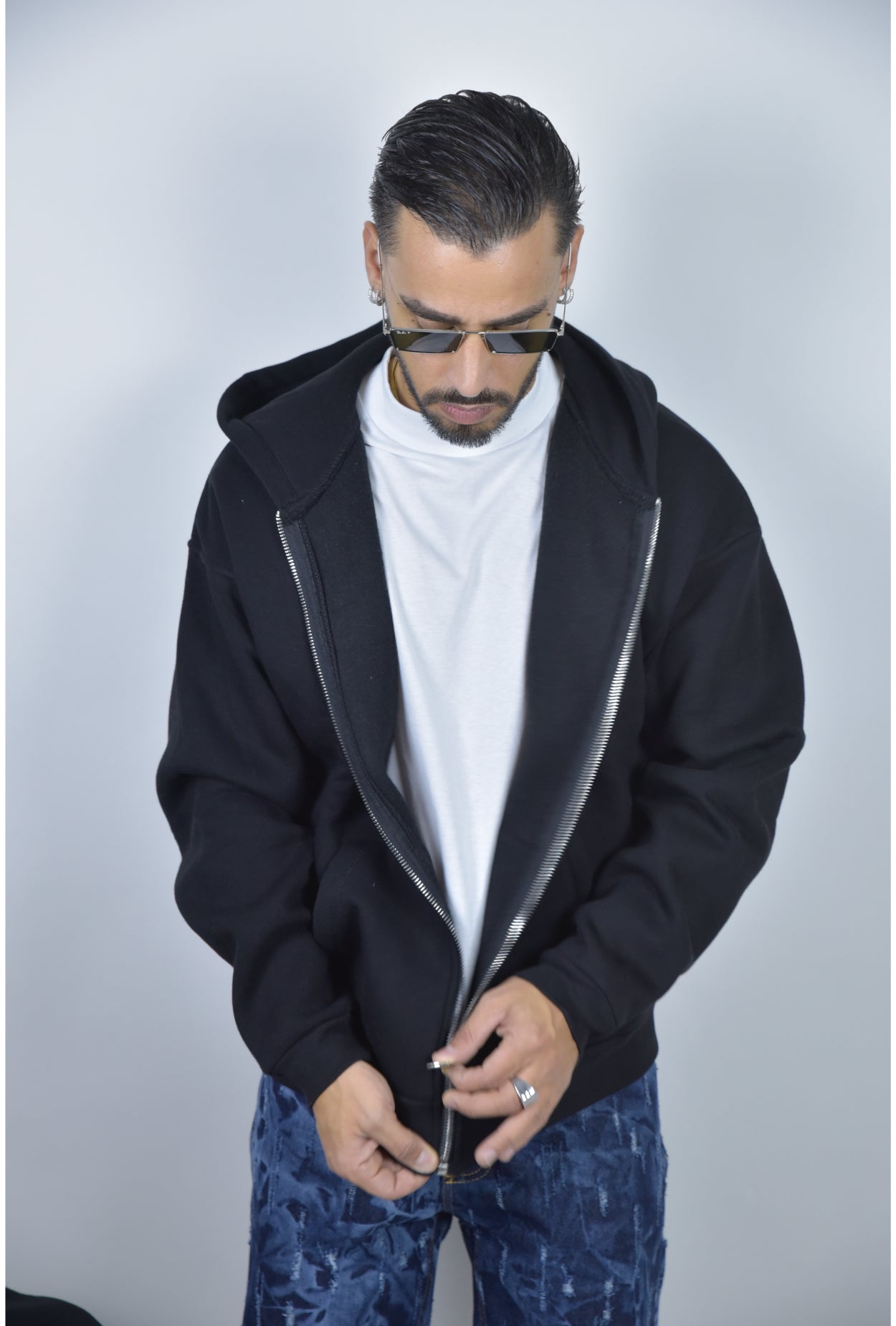 Felpa NJB art RAINBOW ZIP