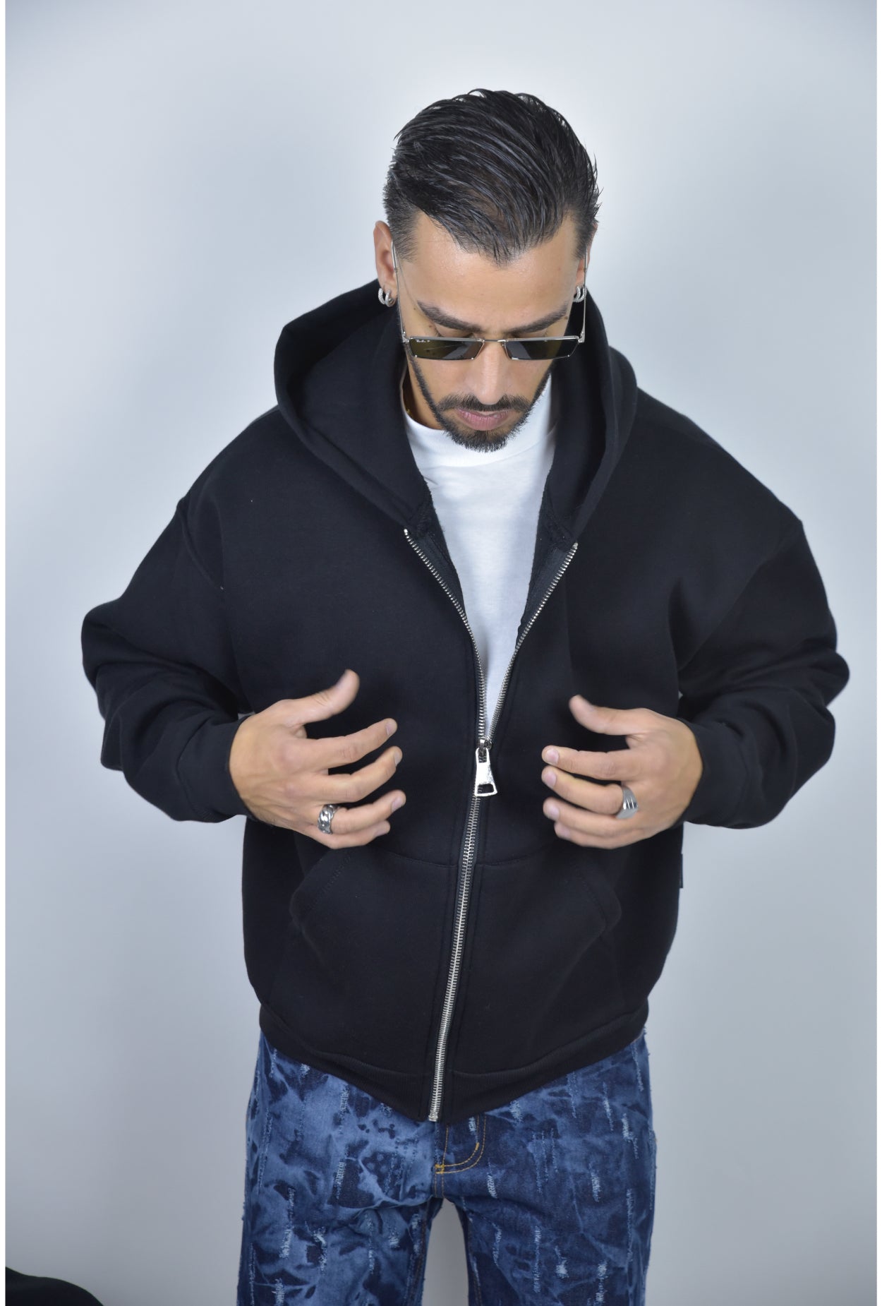 Felpa NJB art RAINBOW ZIP