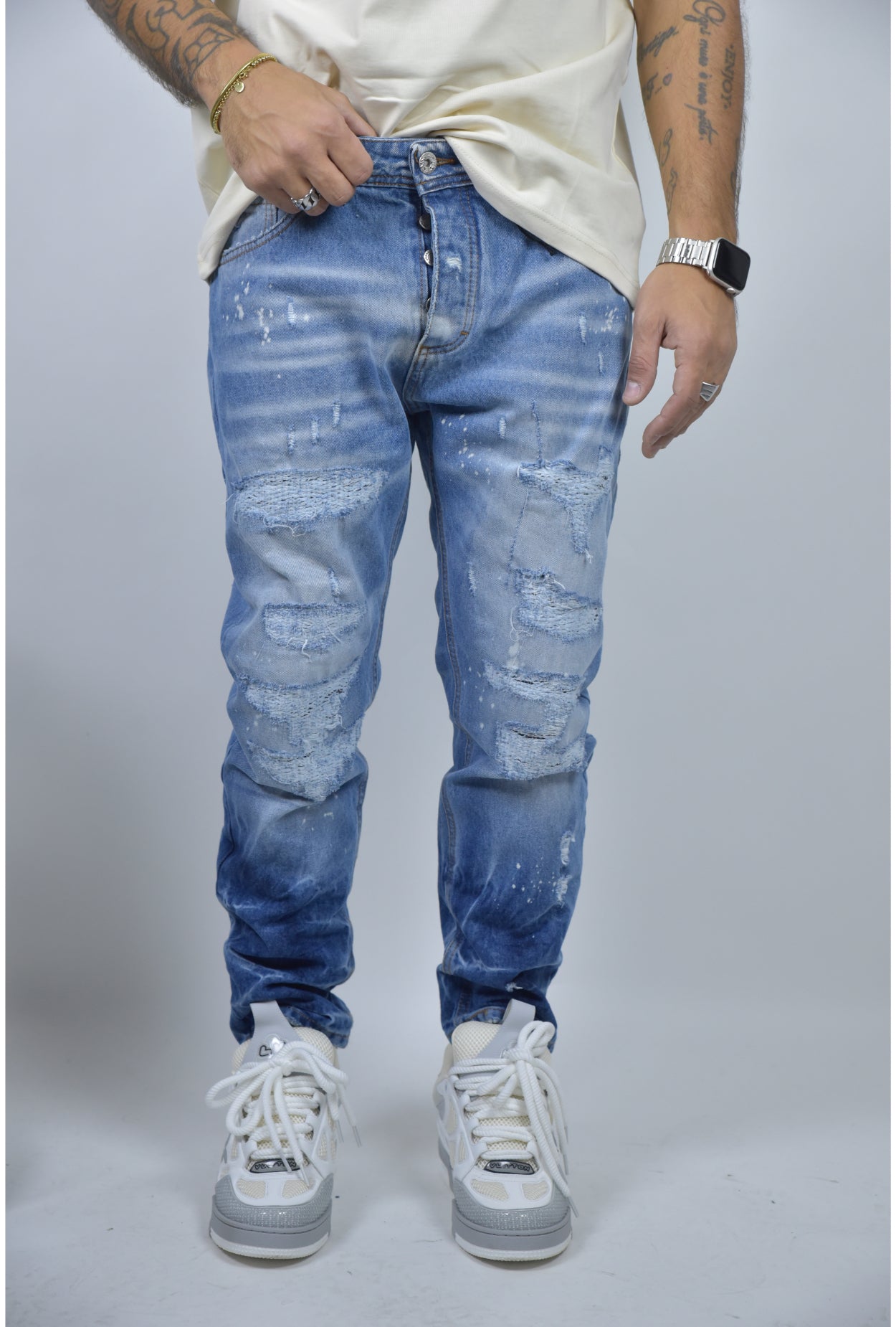 Jeans regular fit CIANOTIC AMI blue