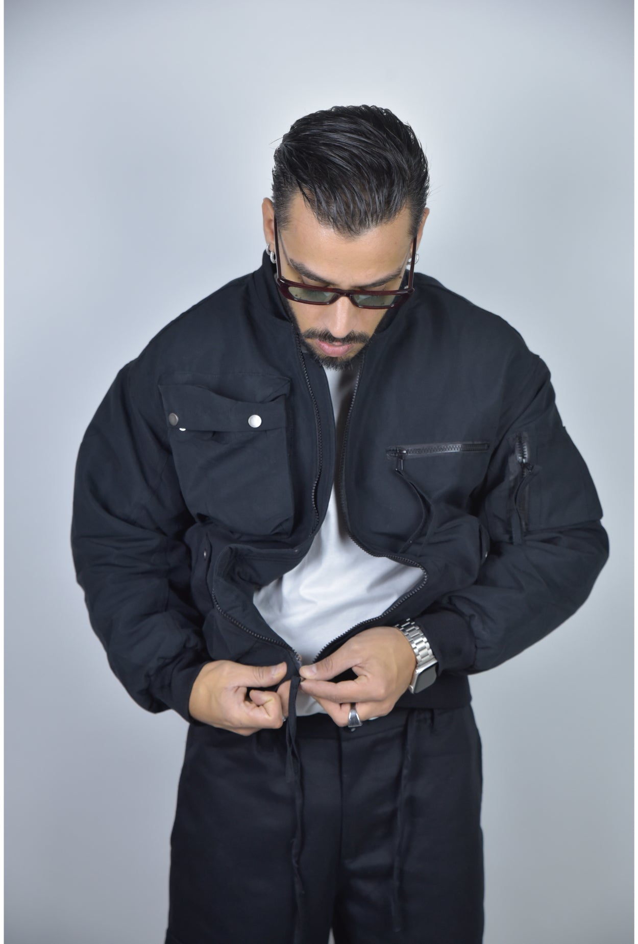 Giubbotto Jacket POCKET BLACK