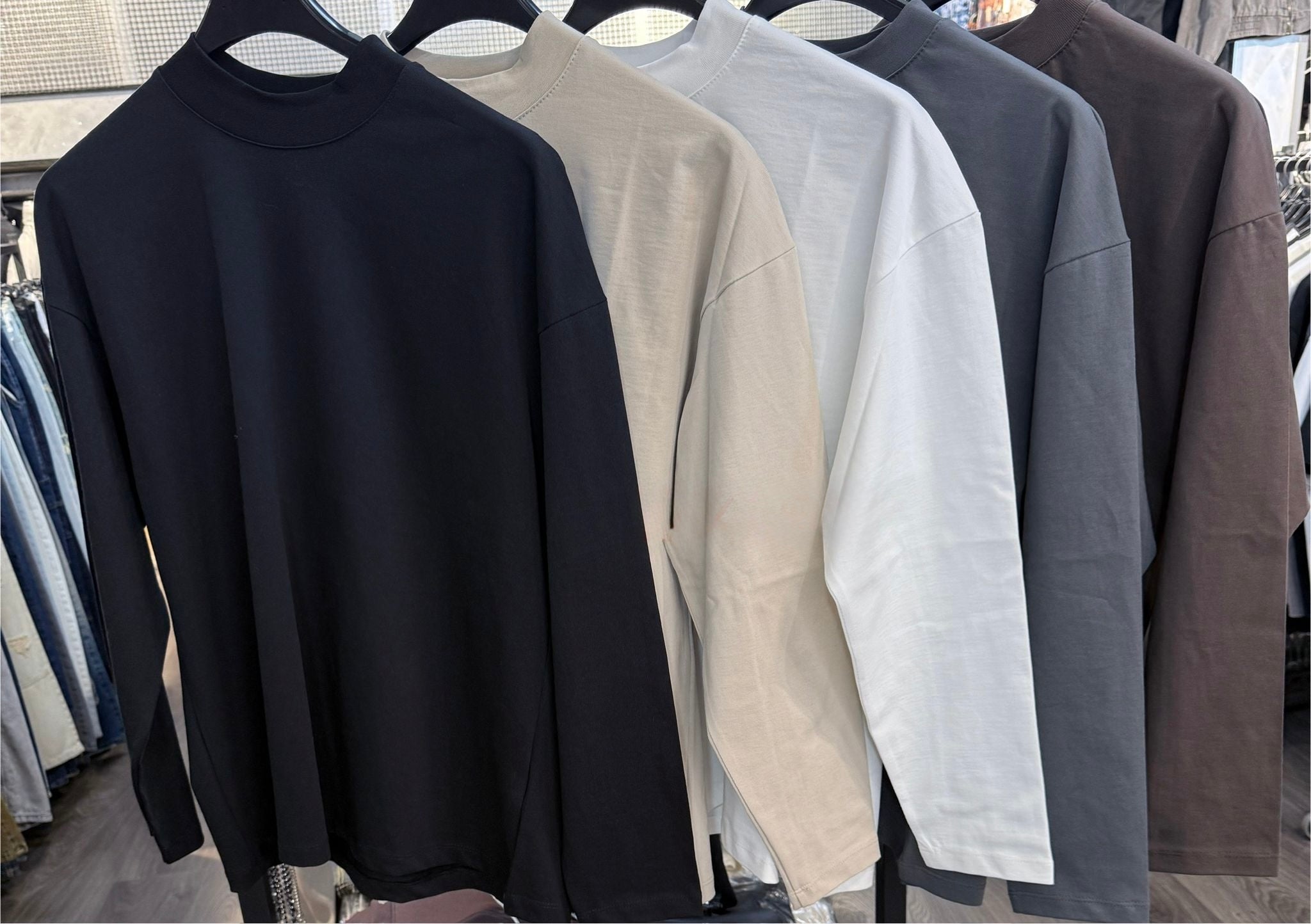 T-shirt long sleeve basic