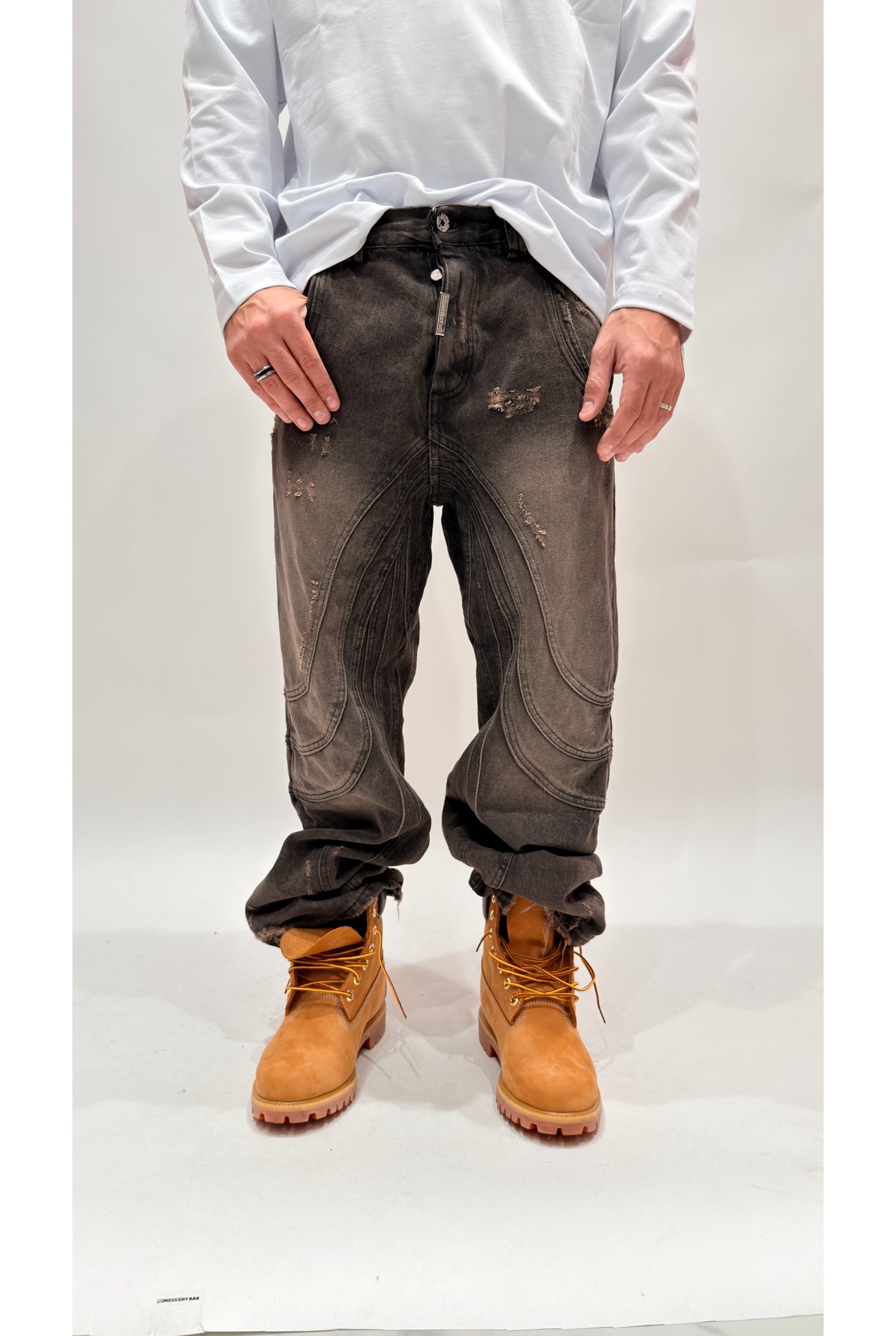 Jeans CIANOTIC Super baggy 418 black