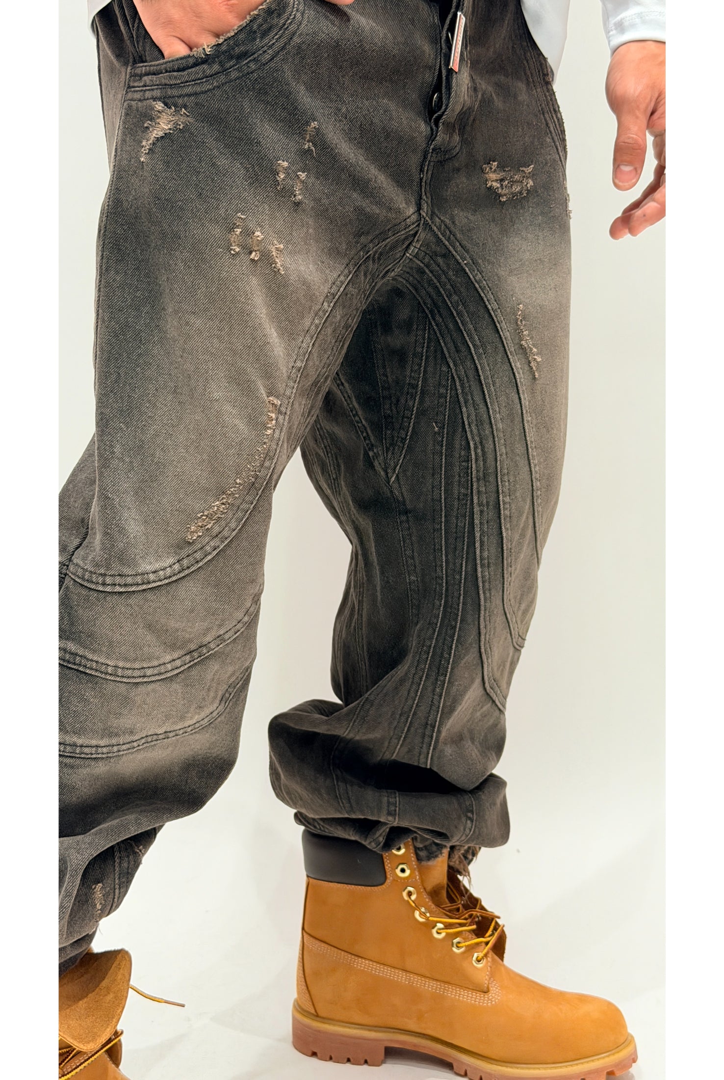 Jeans CIANOTIC Super baggy 418 black