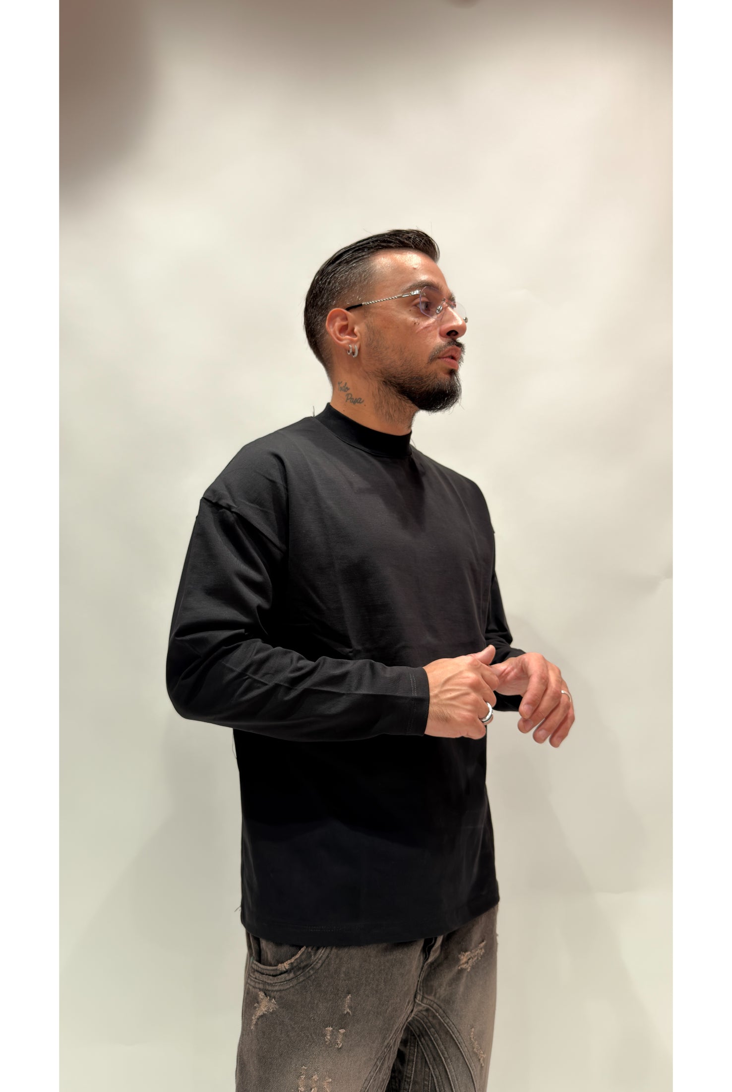 T-shirt long sleeve basic