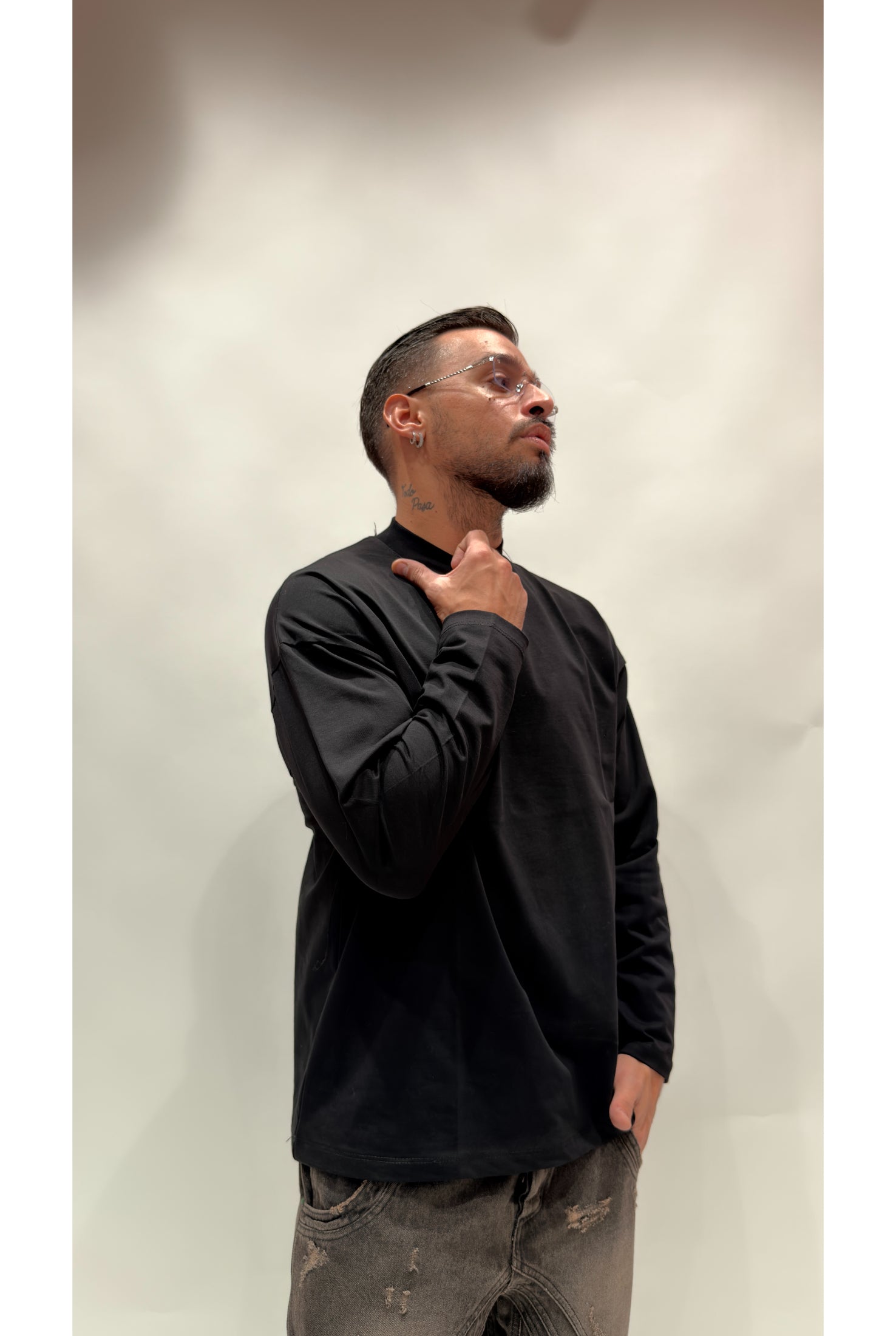 T-shirt long sleeve basic