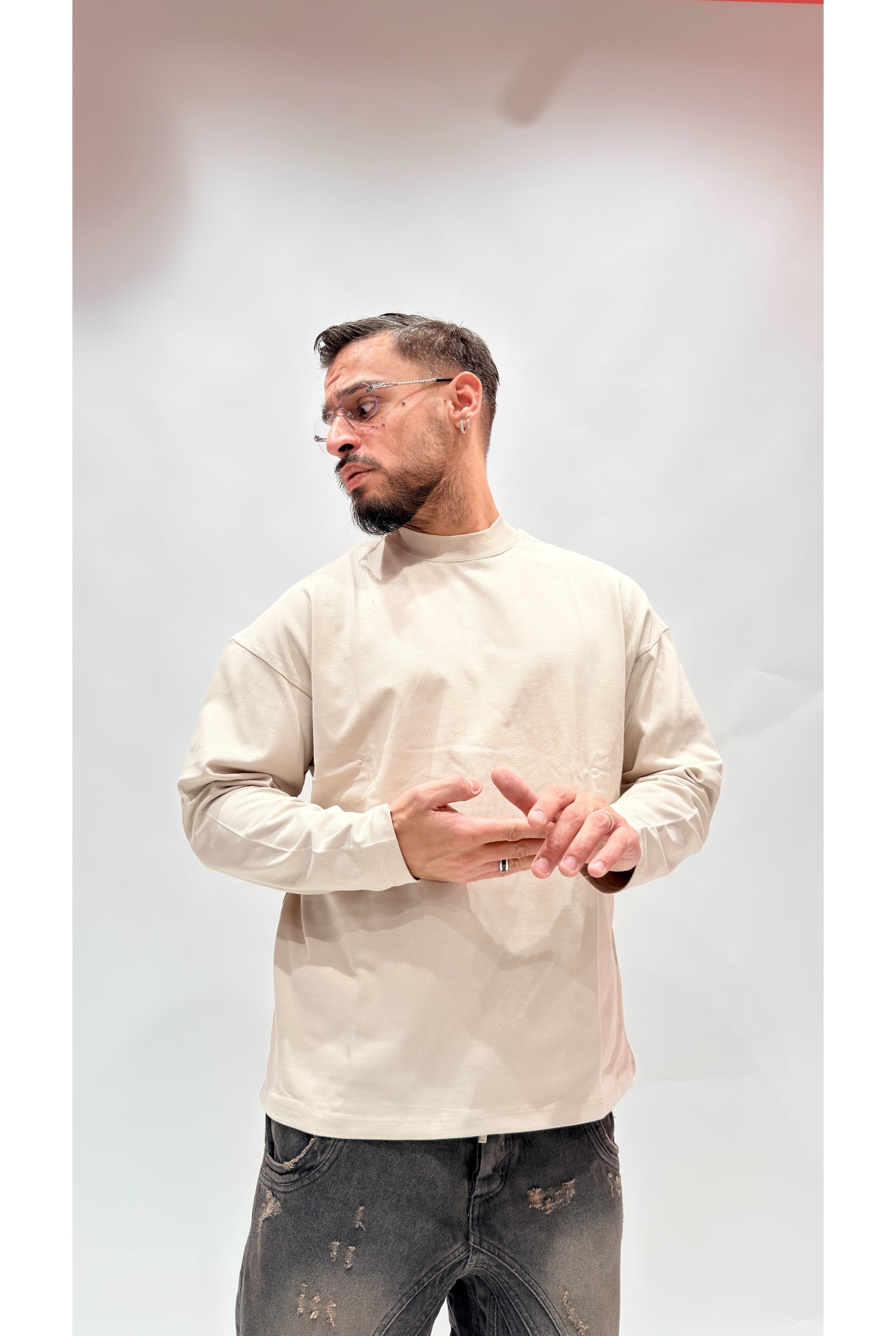 T-shirt long sleeve basic