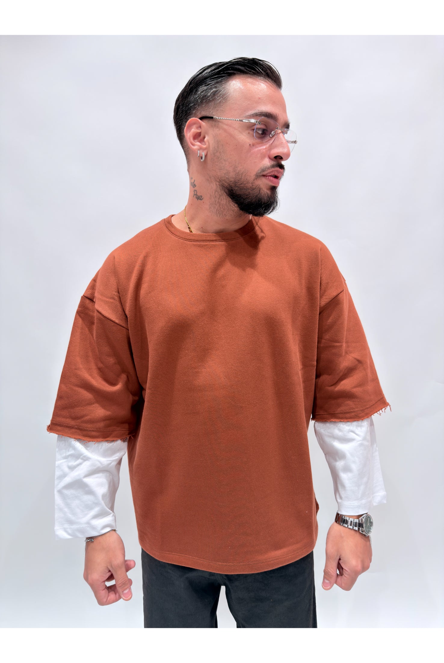 Felpa NJB long sleeve double